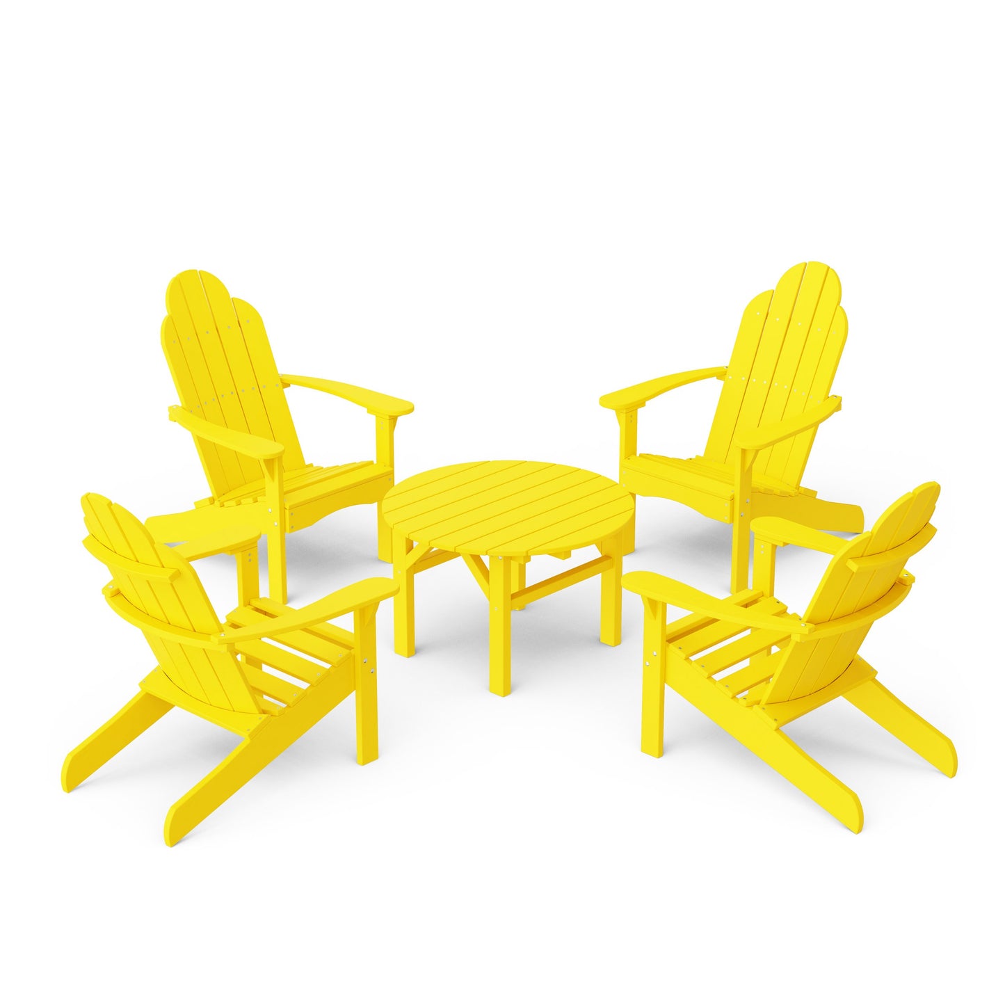 Classic 5-Piece Adirondack Conversation Set