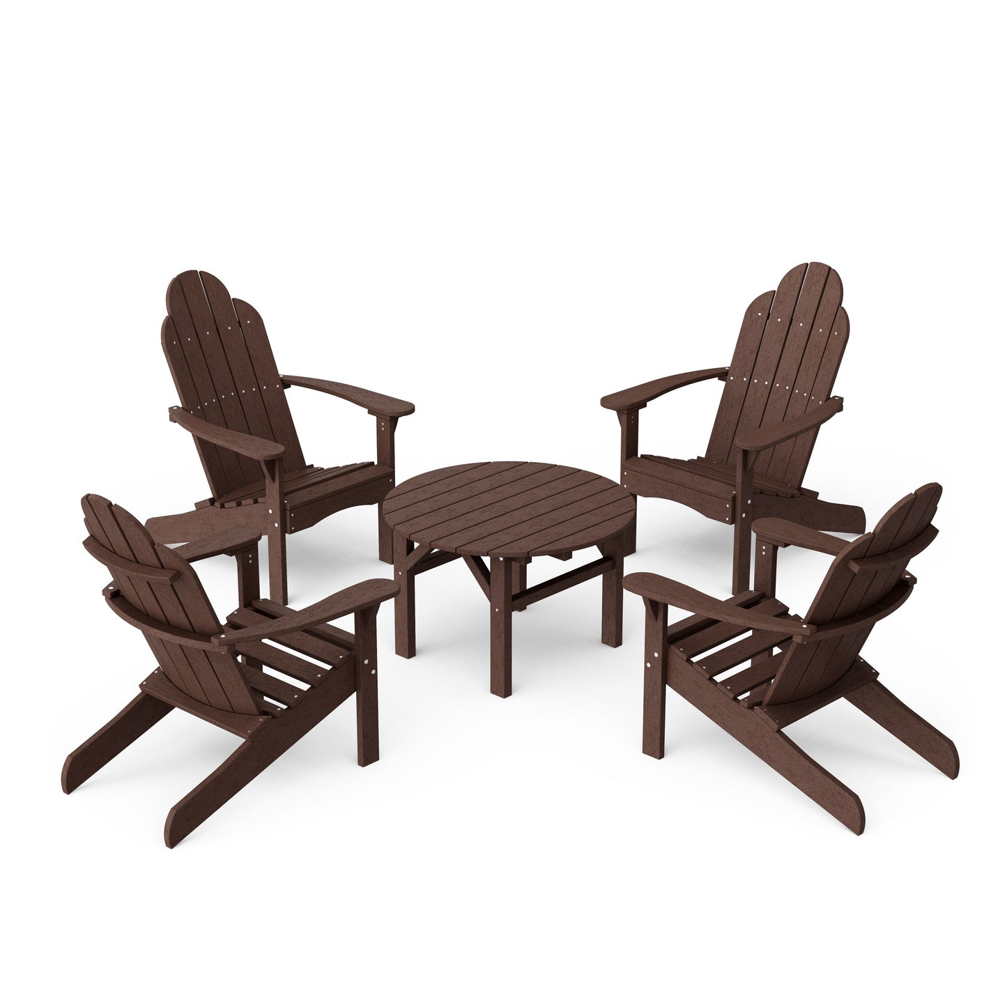 Classic 5-Piece Adirondack Conversation Set