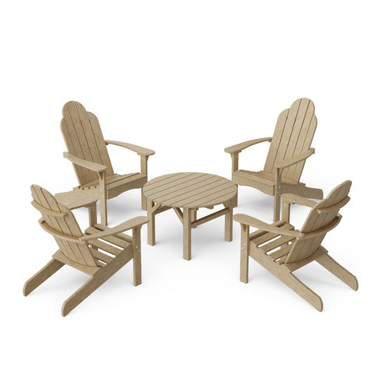 Classic 5-Piece Adirondack Conversation Set