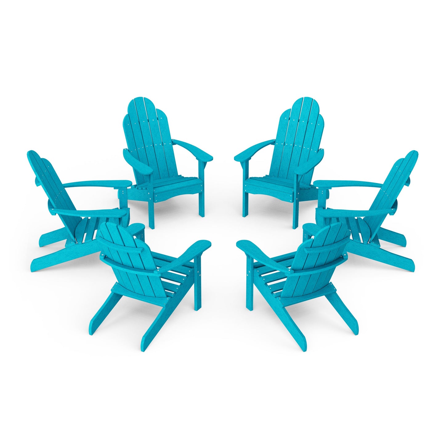Classic Adirondack Chairs Set of 6