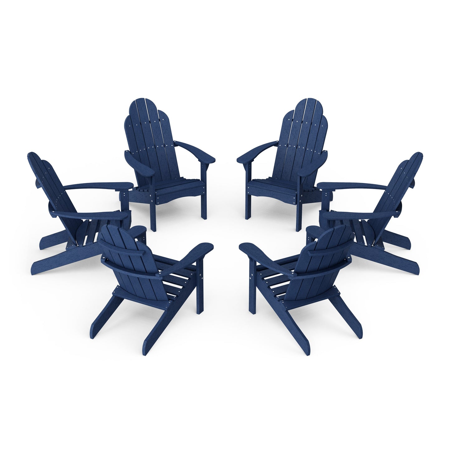 Classic Adirondack Chairs Set of 6