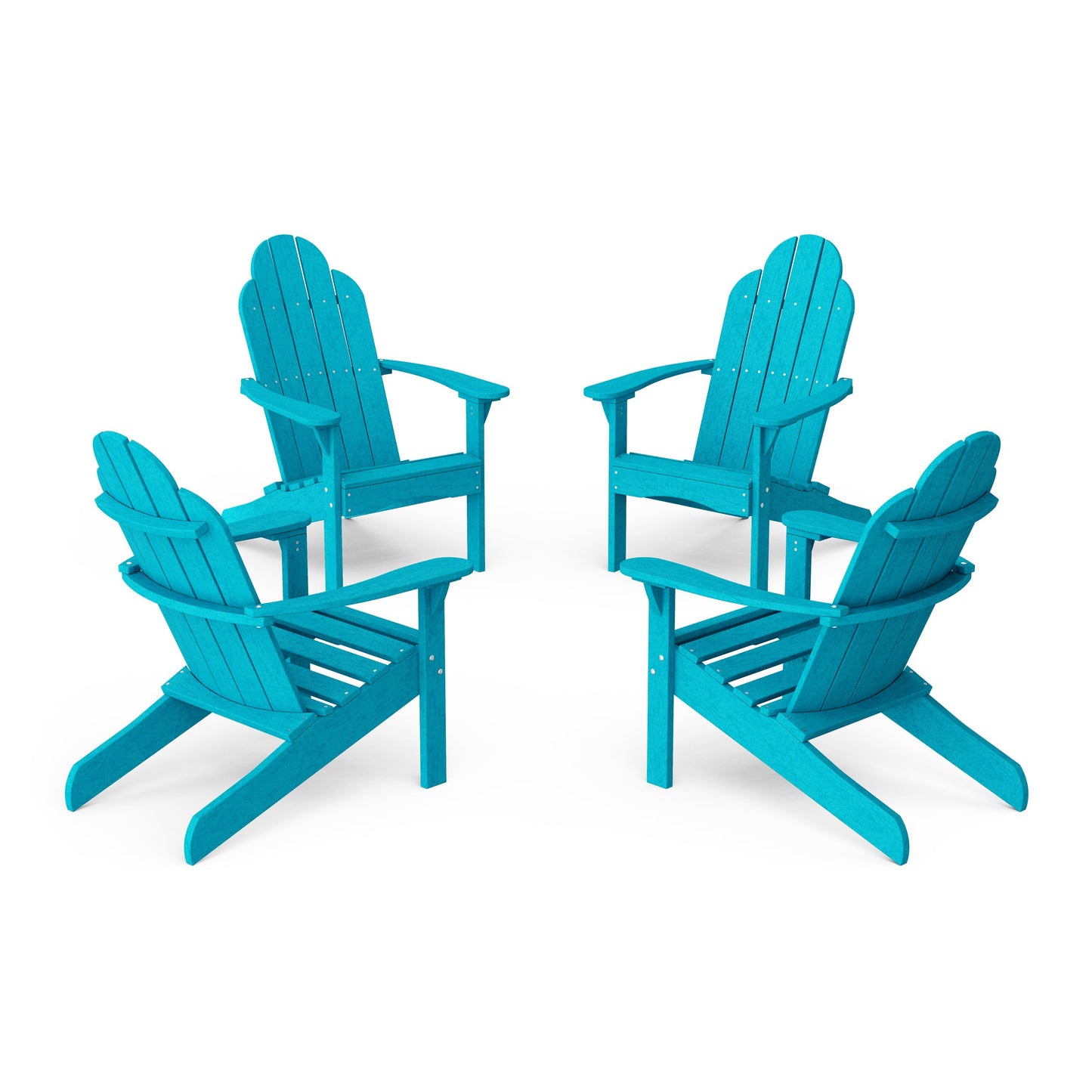 Classic Adirondack Chairs Set of 4