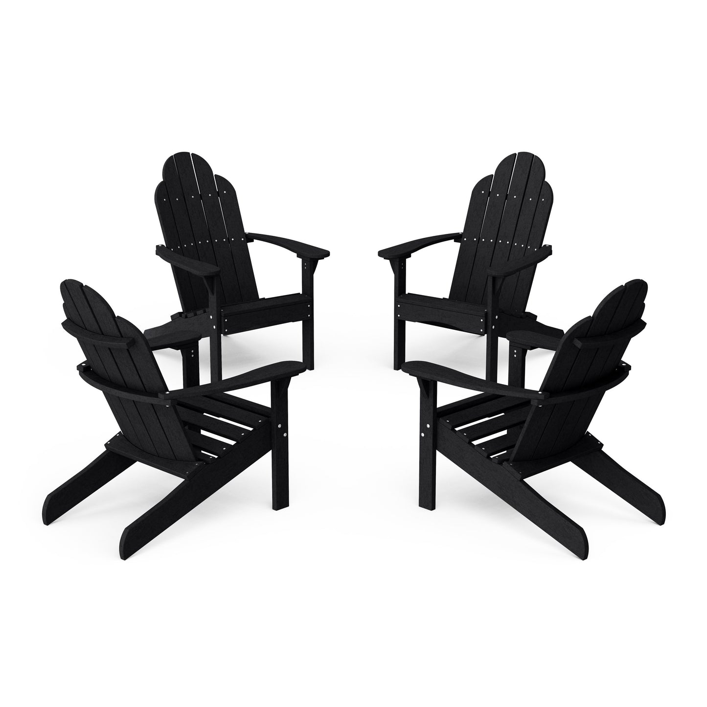 Classic Adirondack Chairs Set of 4