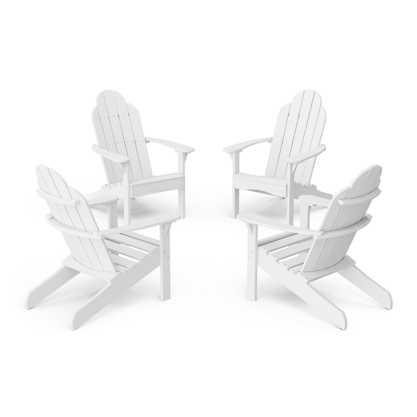 Classic Adirondack Chairs Set of 4
