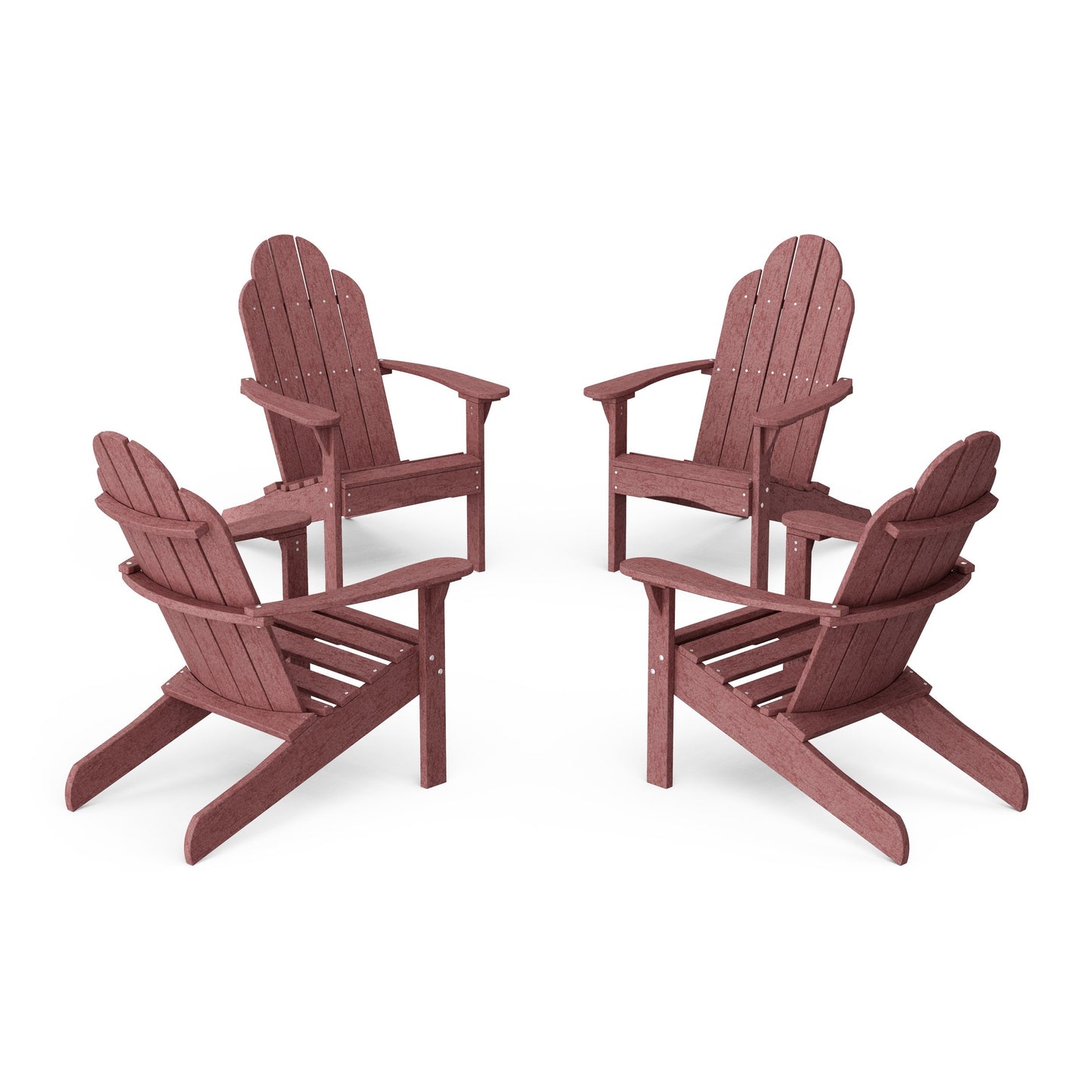 Classic Adirondack Chairs Set of 4