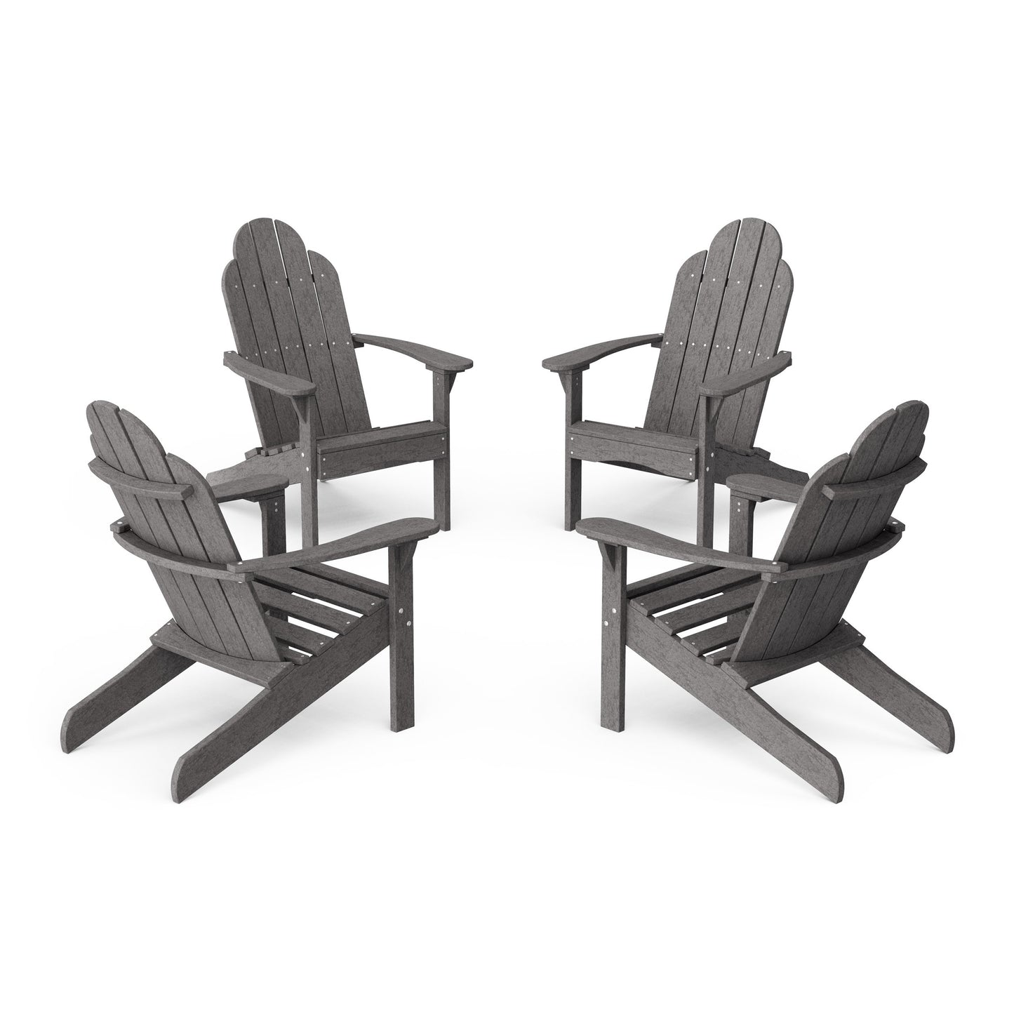 Classic Adirondack Chairs Set of 4