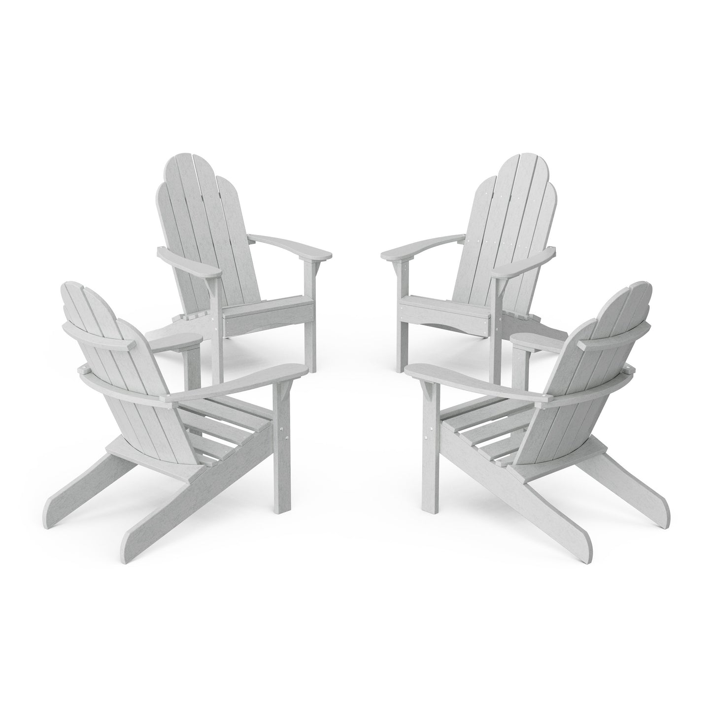 Classic Adirondack Chairs Set of 4