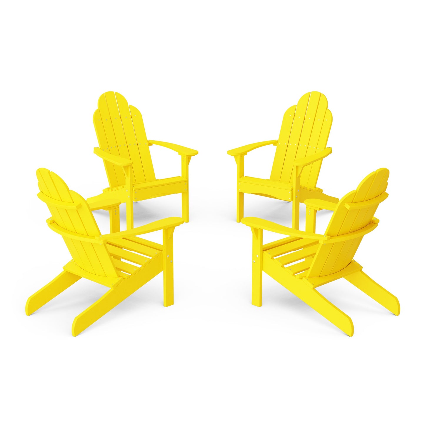 Classic Adirondack Chairs Set of 4