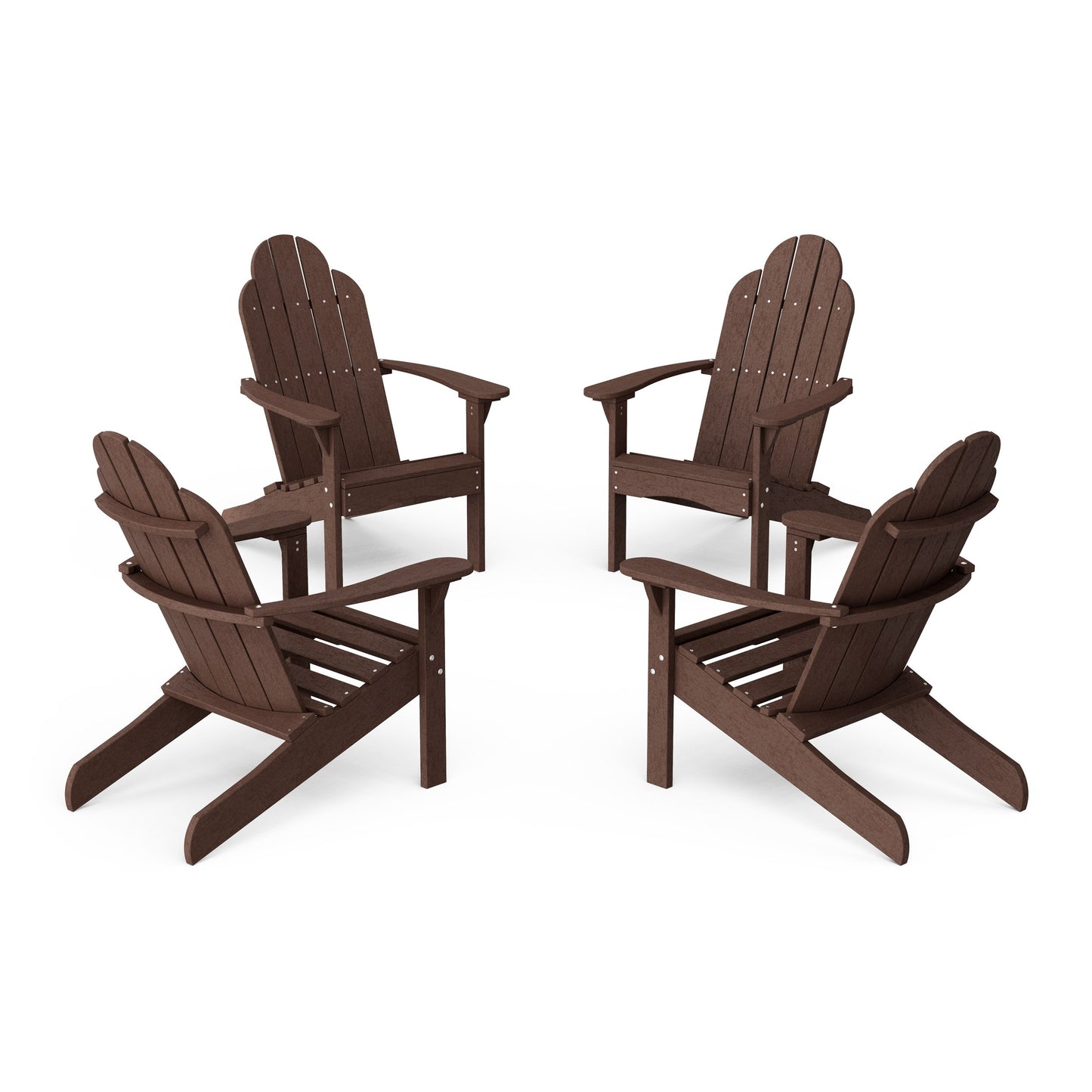 Classic Adirondack Chairs Set of 4