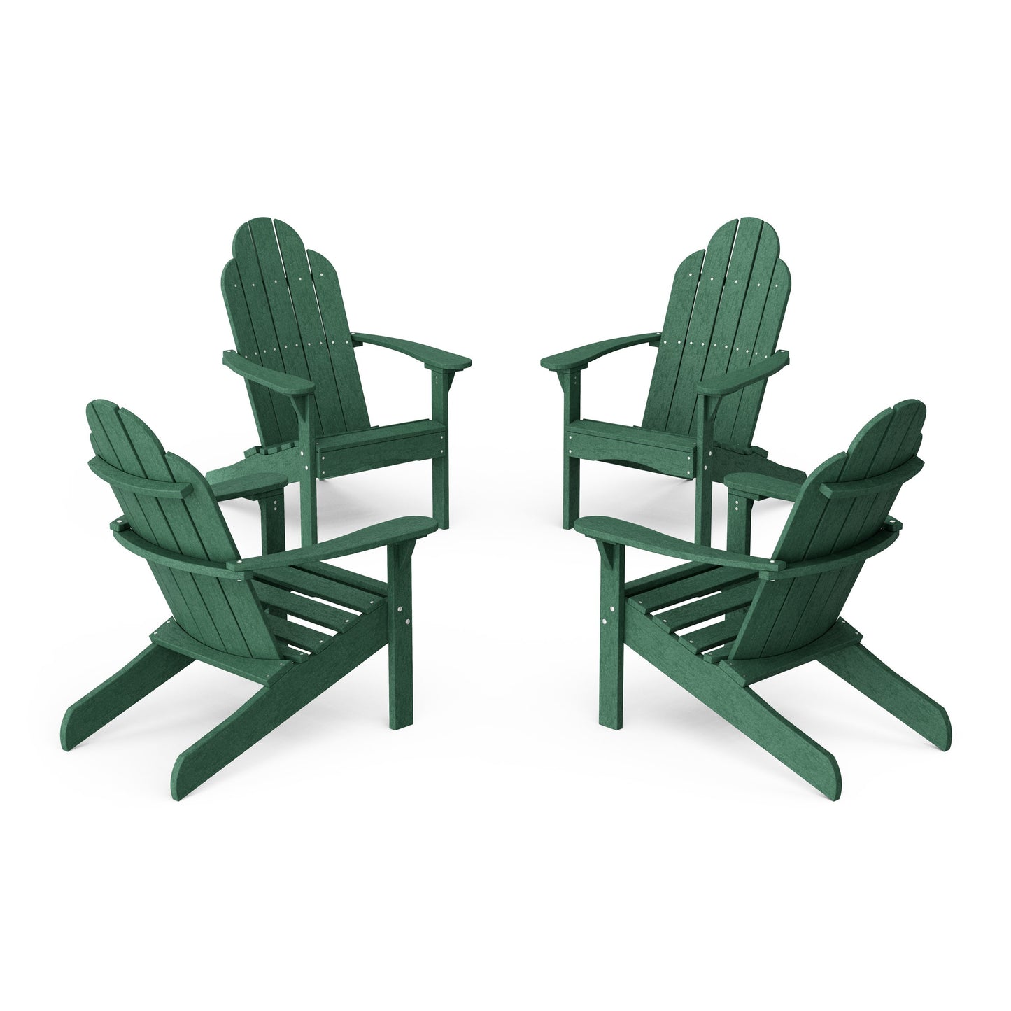 Classic Adirondack Chairs Set of 4