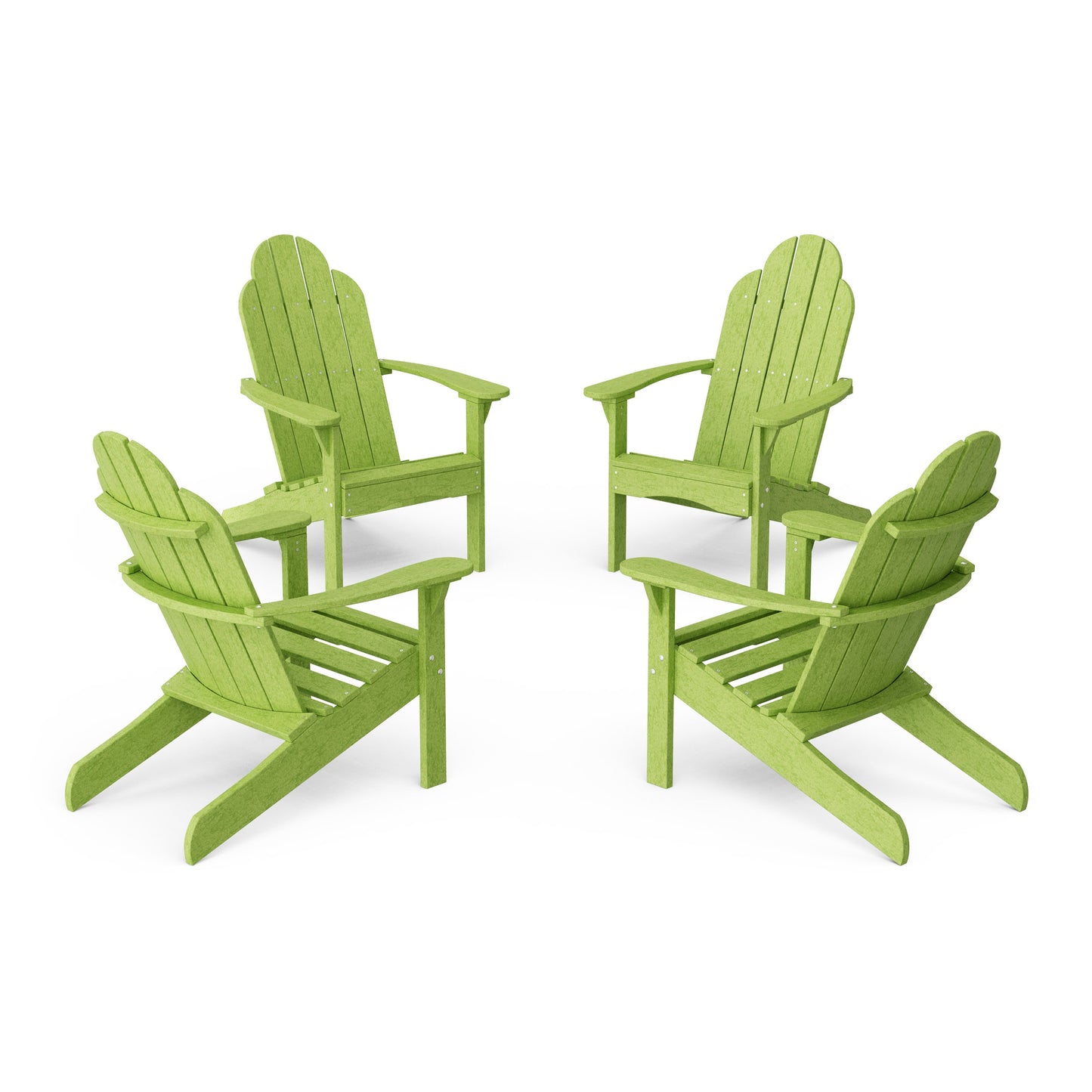 Classic Adirondack Chairs Set of 4