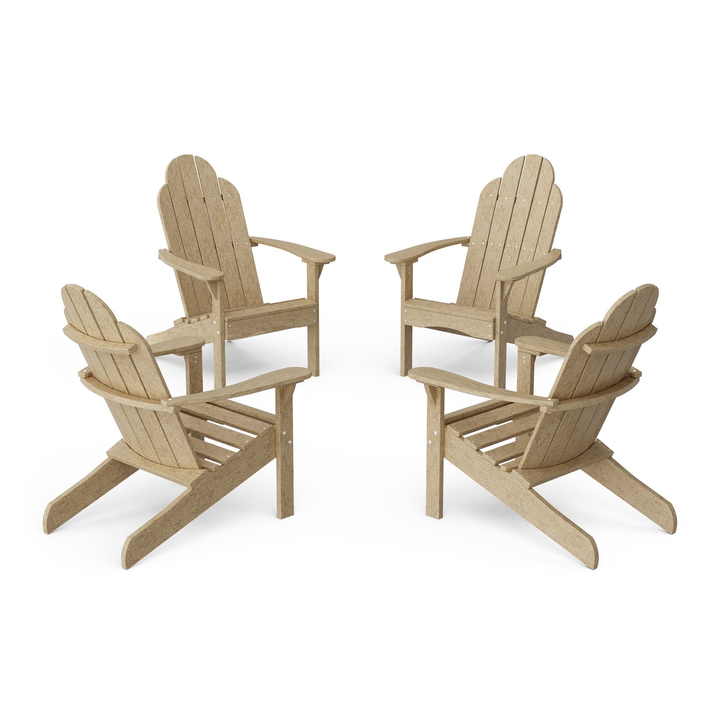 Classic Adirondack Chairs Set of 4
