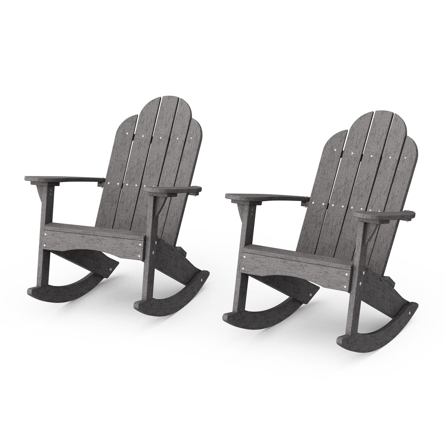 Classic Adirondack Rocking Chairs Set of 2