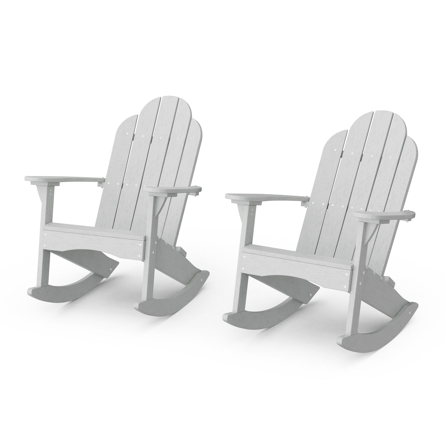 Classic Adirondack Rocking Chairs Set of 2