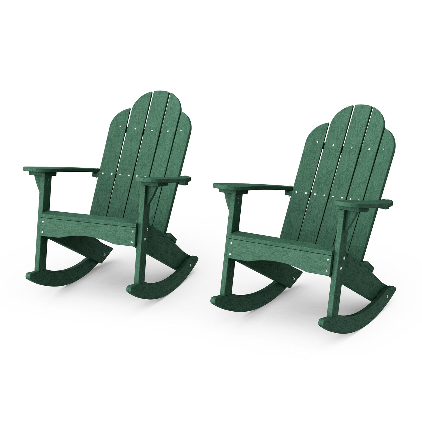 Classic Adirondack Rocking Chairs Set of 2