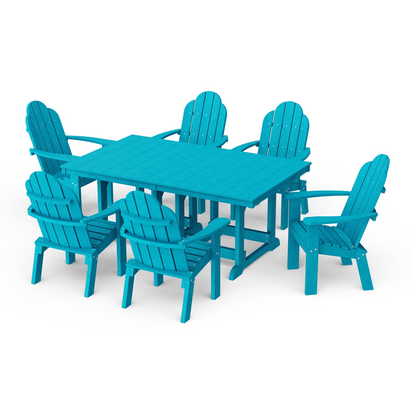 Classic Adirondack 7-Piece Rectangular Dining Set
