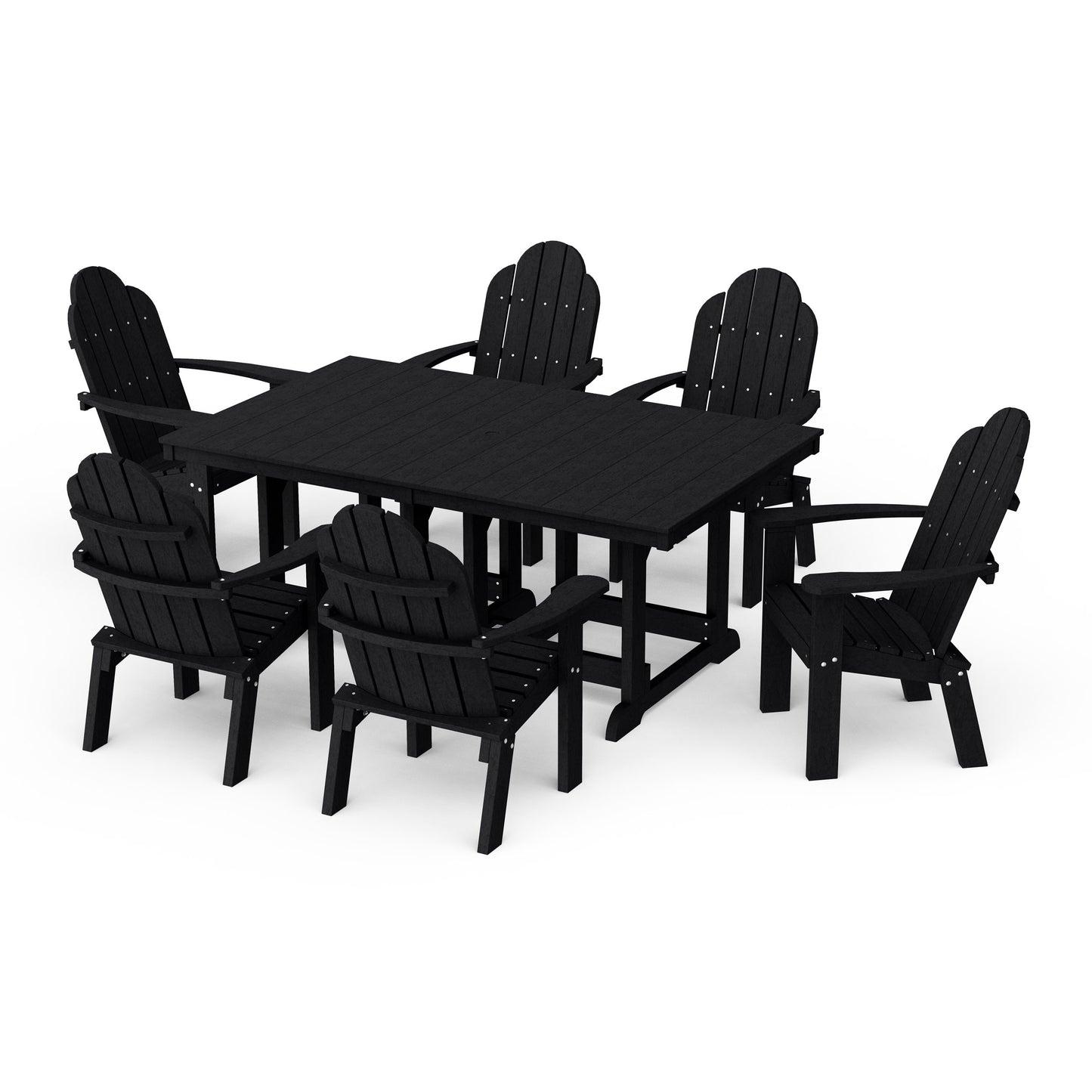 Classic Adirondack 7-Piece Rectangular Dining Set