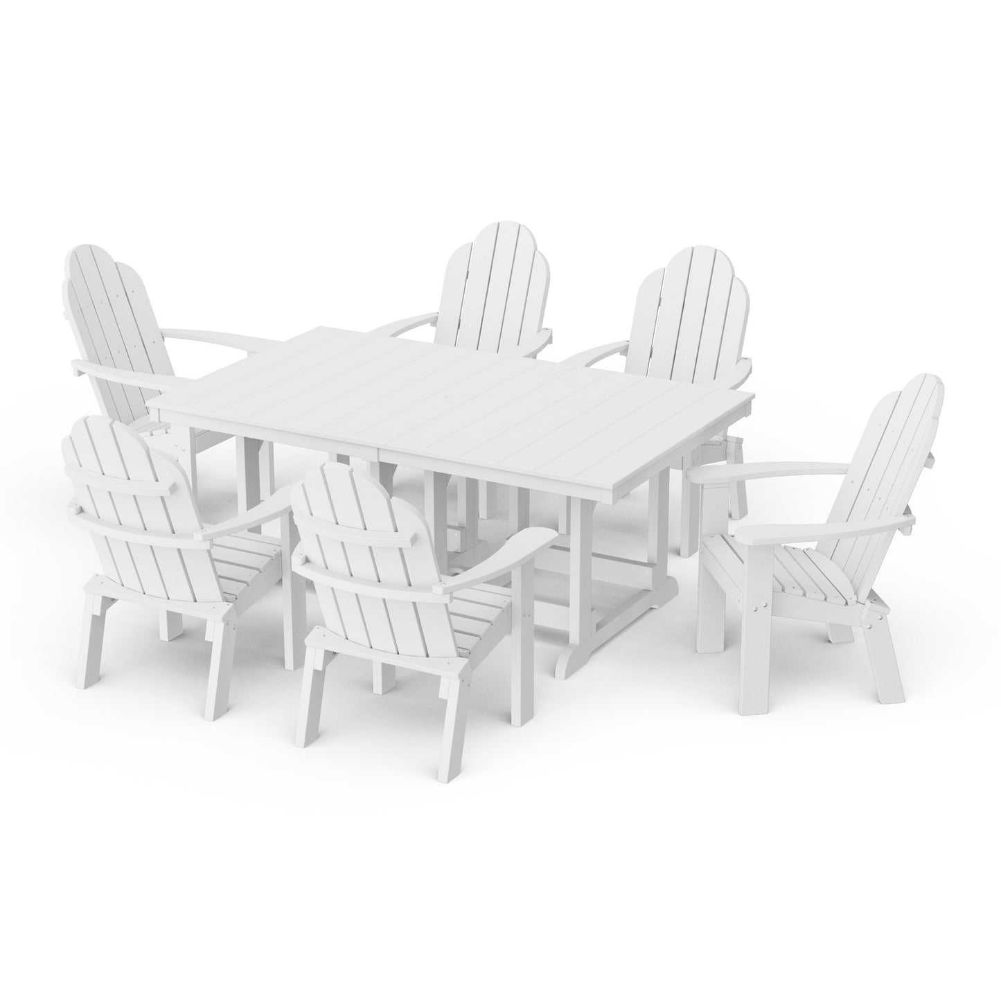 Classic Adirondack 7-Piece Rectangular Dining Set