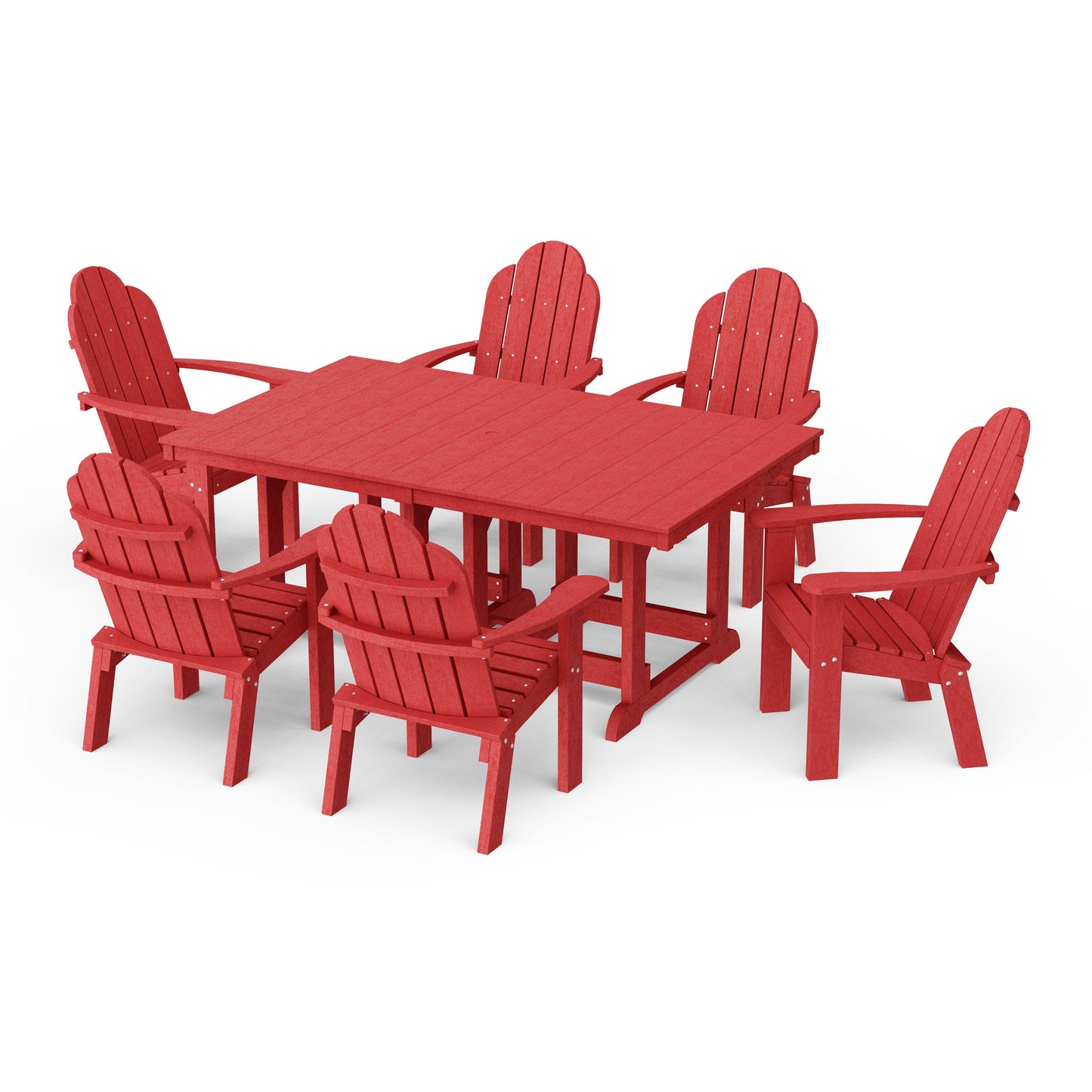 Classic Adirondack 7-Piece Rectangular Dining Set