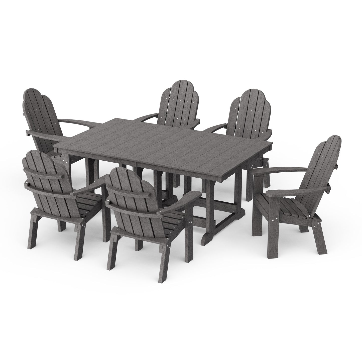 Classic Adirondack 7-Piece Rectangular Dining Set