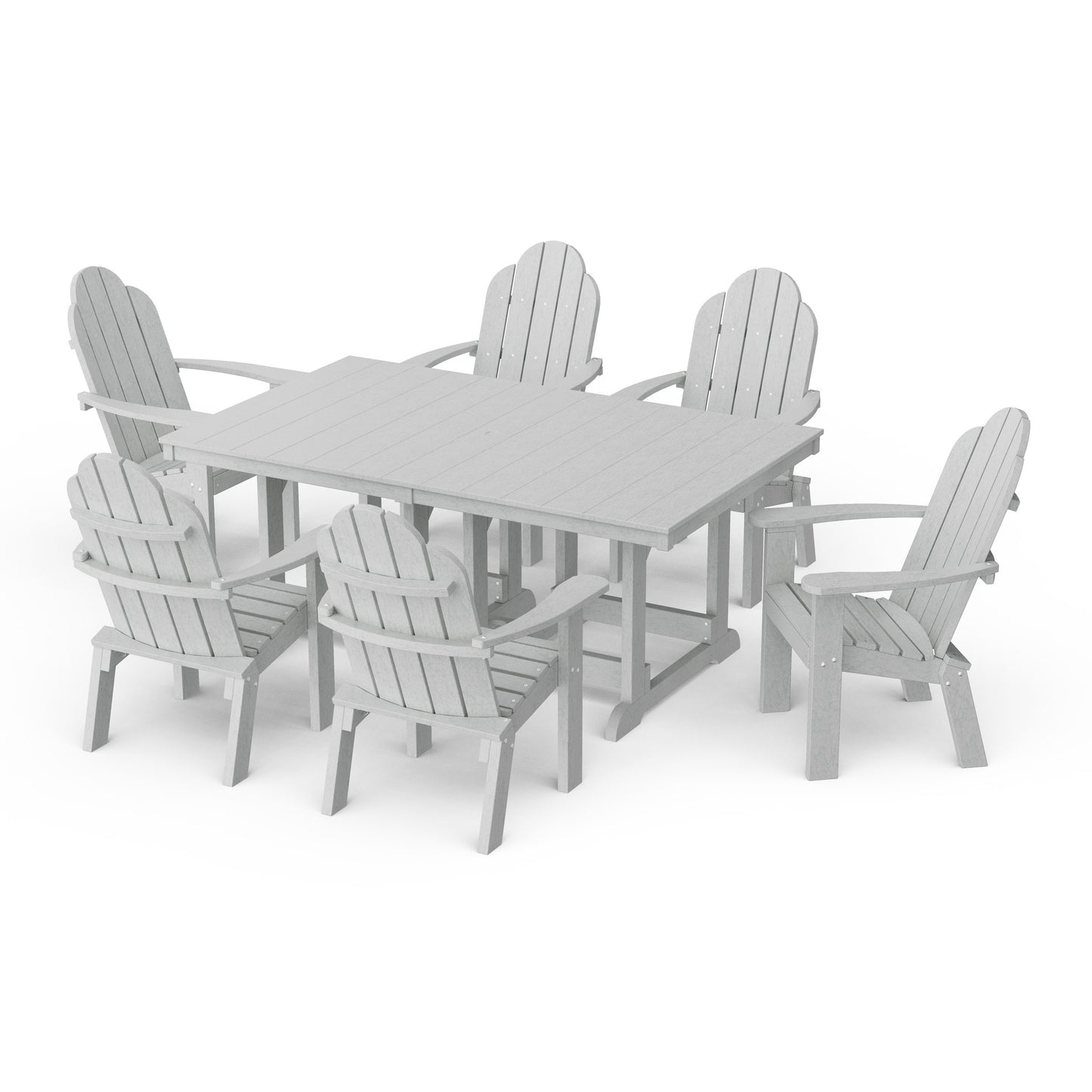 Classic Adirondack 7-Piece Rectangular Dining Set