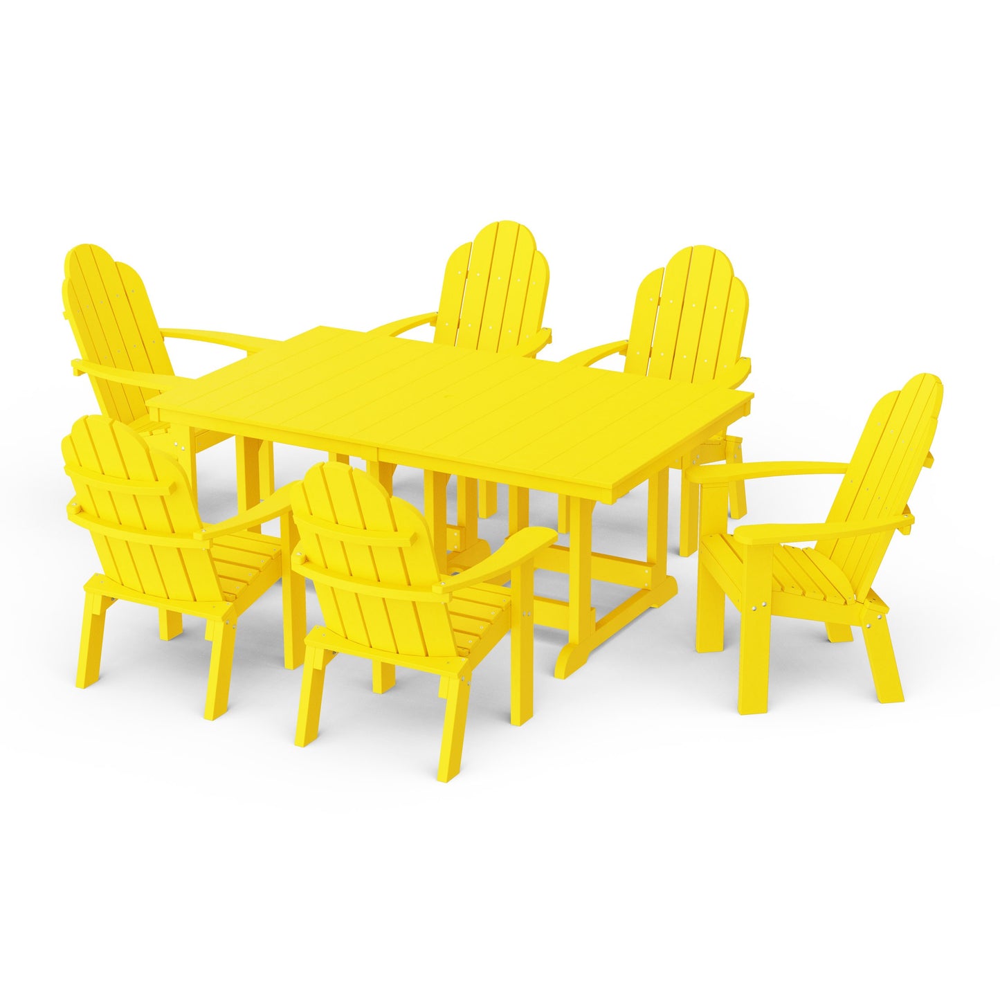 Classic Adirondack 7-Piece Rectangular Dining Set