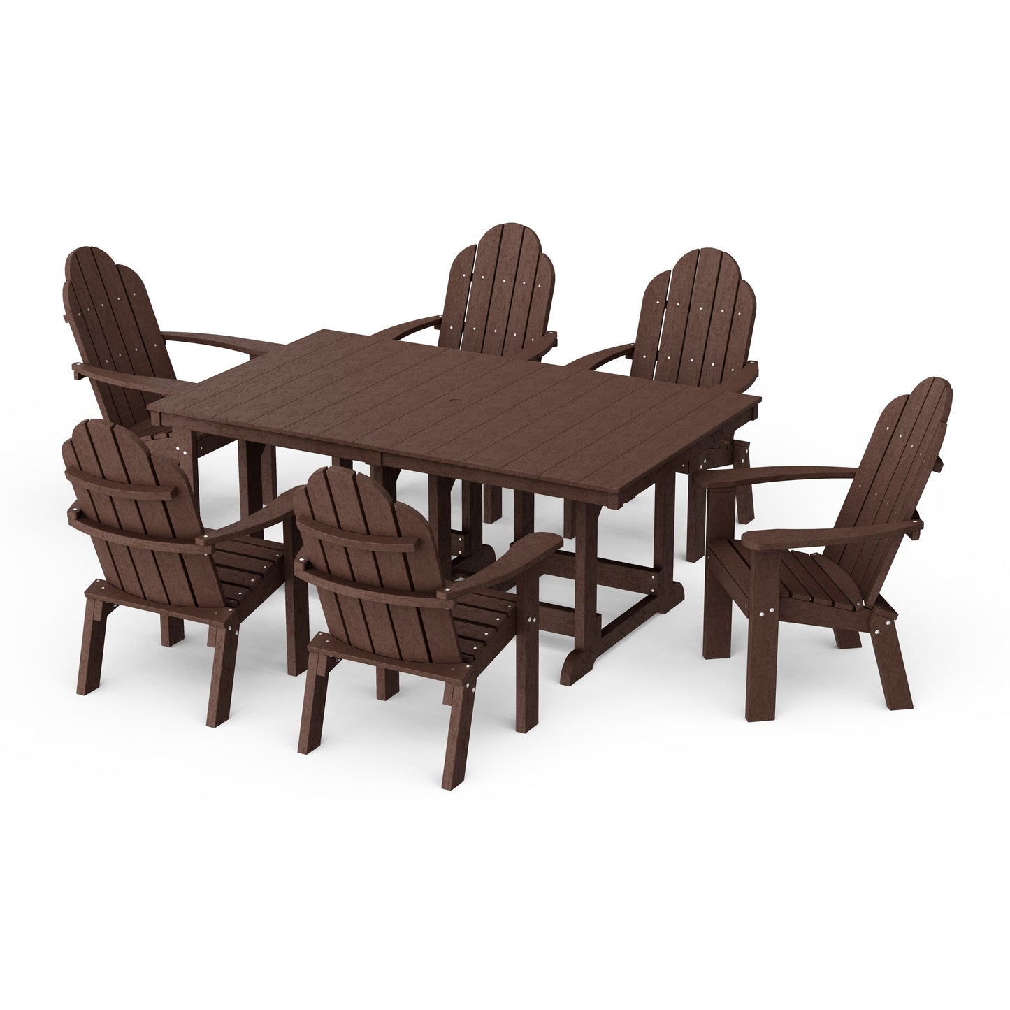 Classic Adirondack 7-Piece Rectangular Dining Set