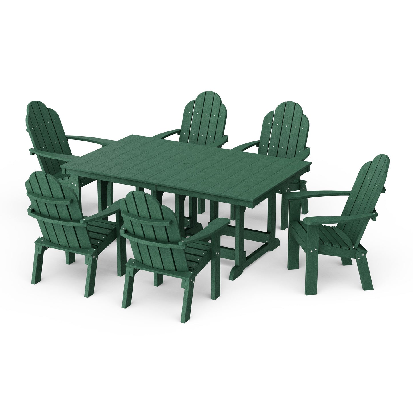 Classic Adirondack 7-Piece Rectangular Dining Set