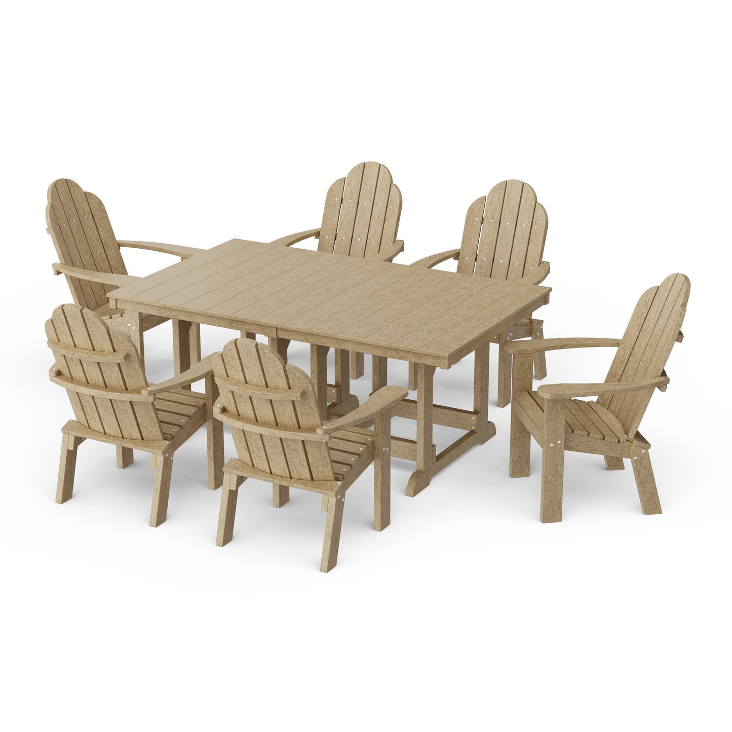 Classic Adirondack 7-Piece Rectangular Dining Set