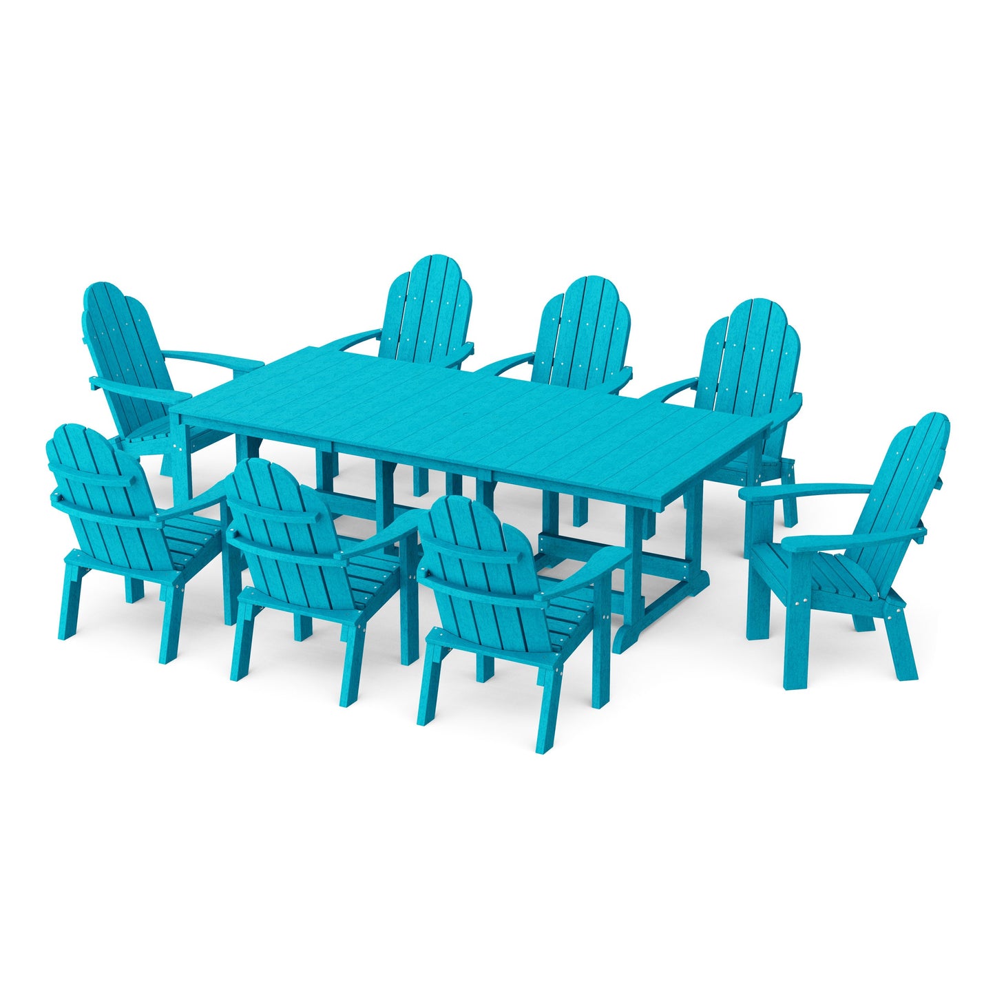Classic Adirondack 9-Piece Rectangular Dining Set