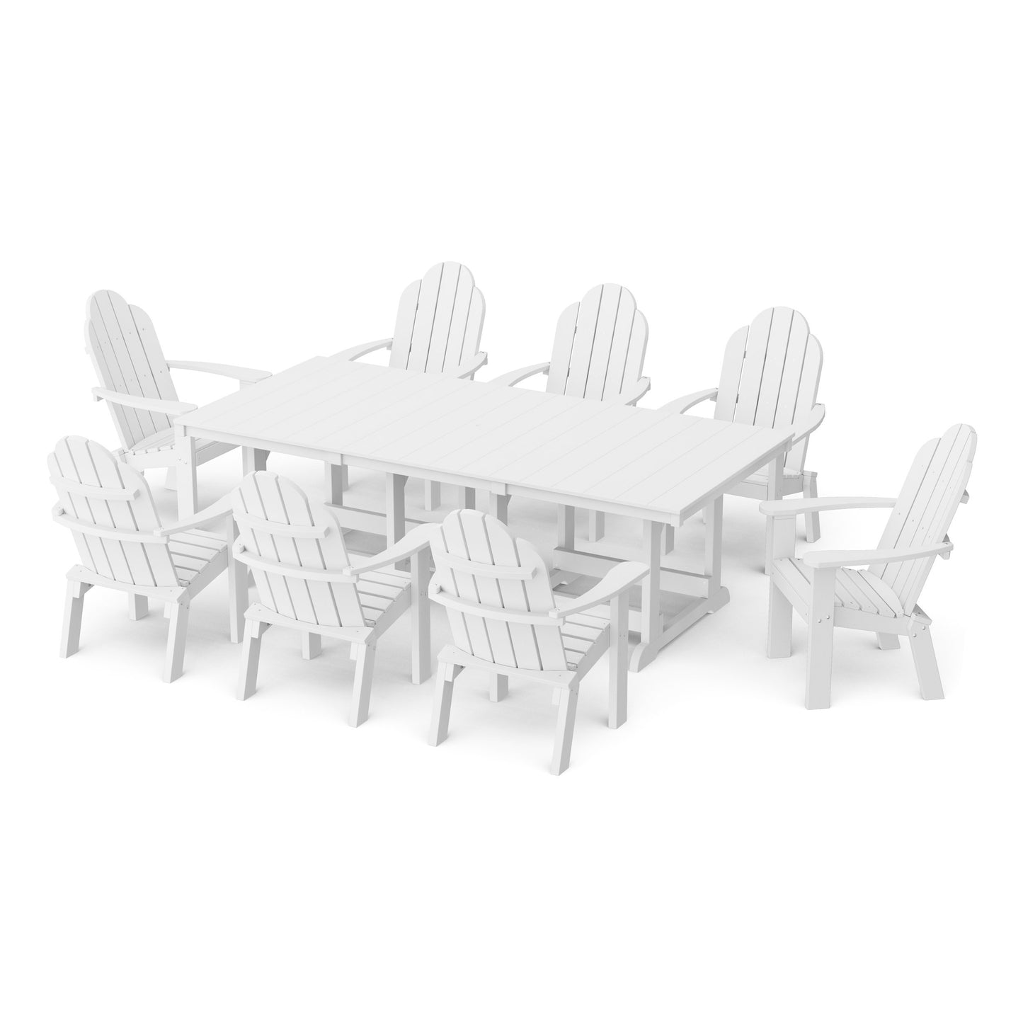 Classic Adirondack 9-Piece Rectangular Dining Set