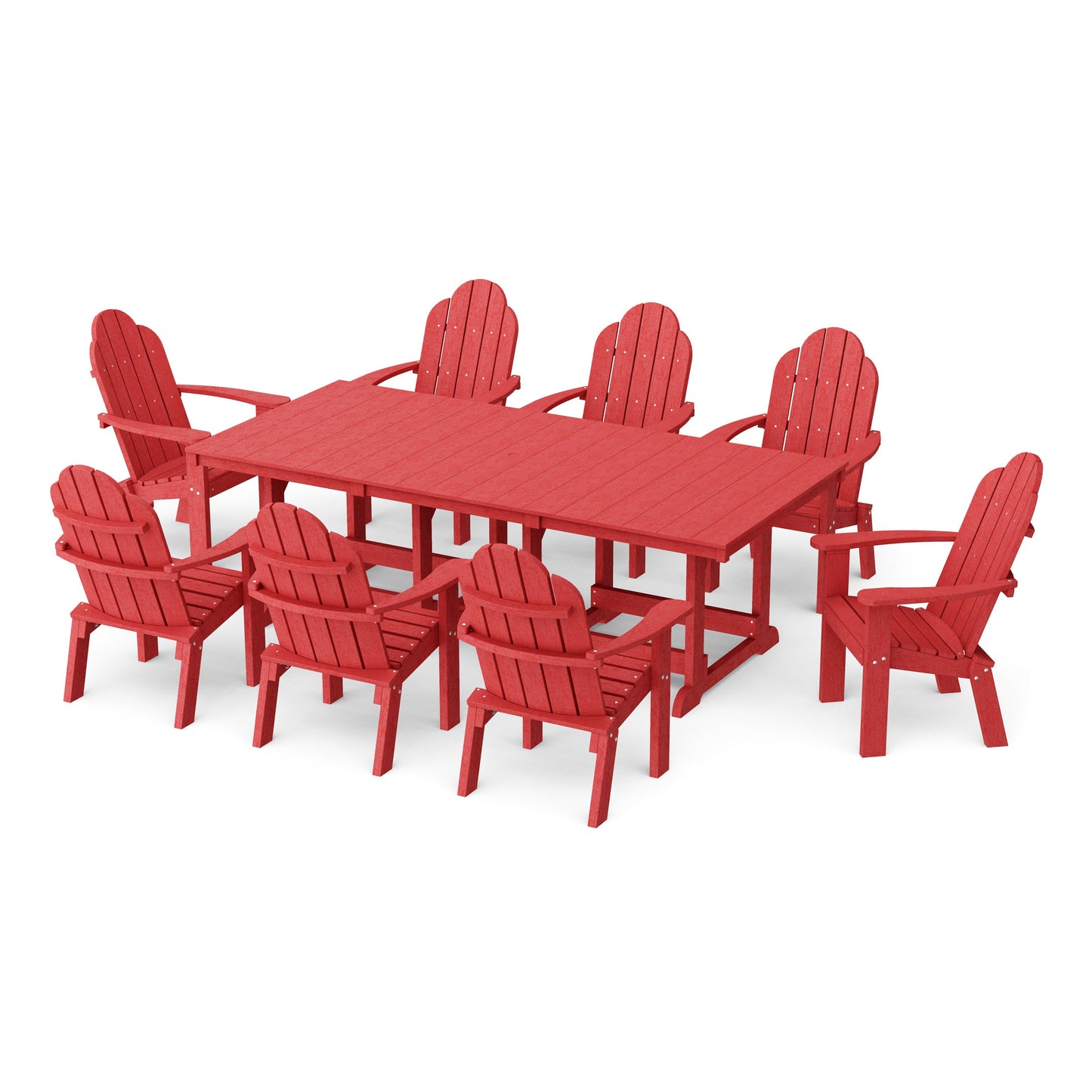 Classic Adirondack 9-Piece Rectangular Dining Set