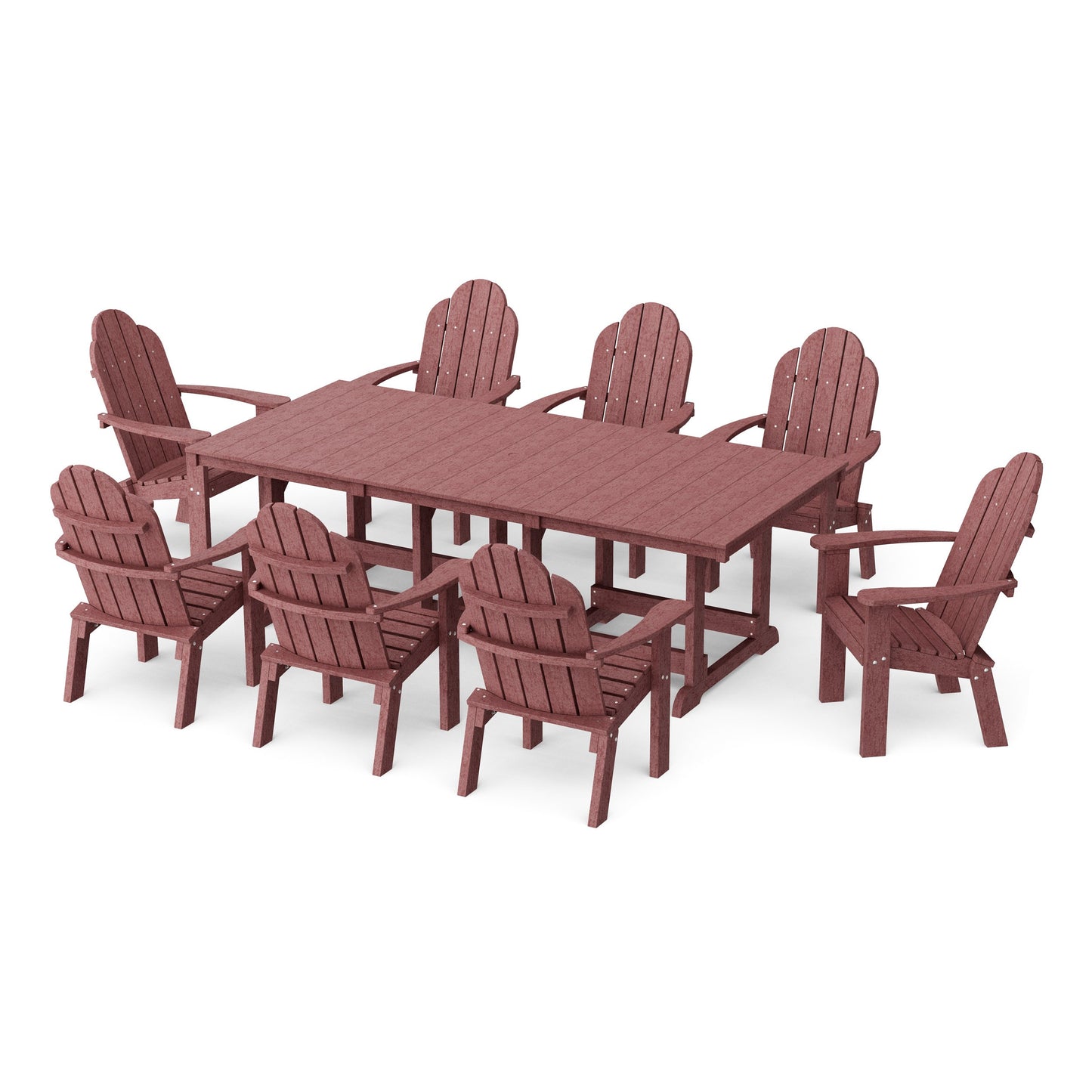 Classic Adirondack 9-Piece Rectangular Dining Set