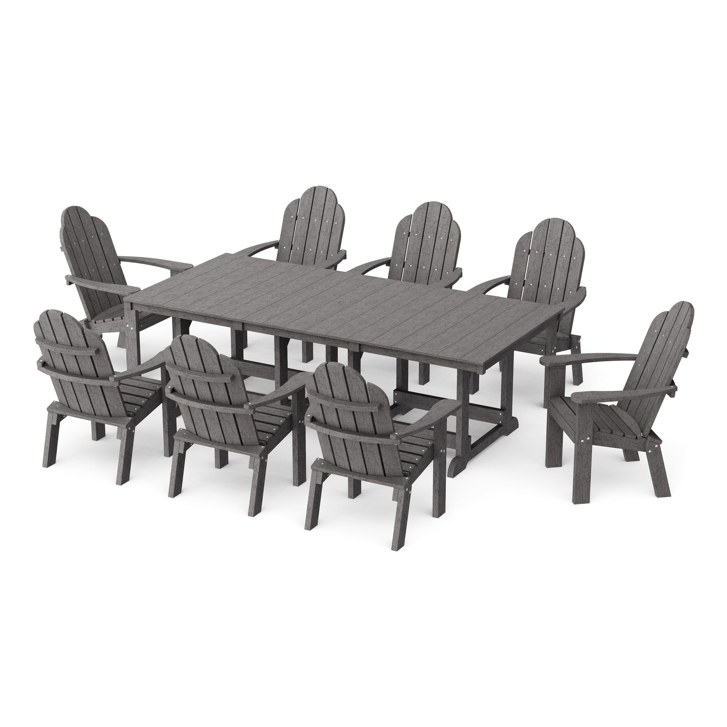 Classic Adirondack 9-Piece Rectangular Dining Set