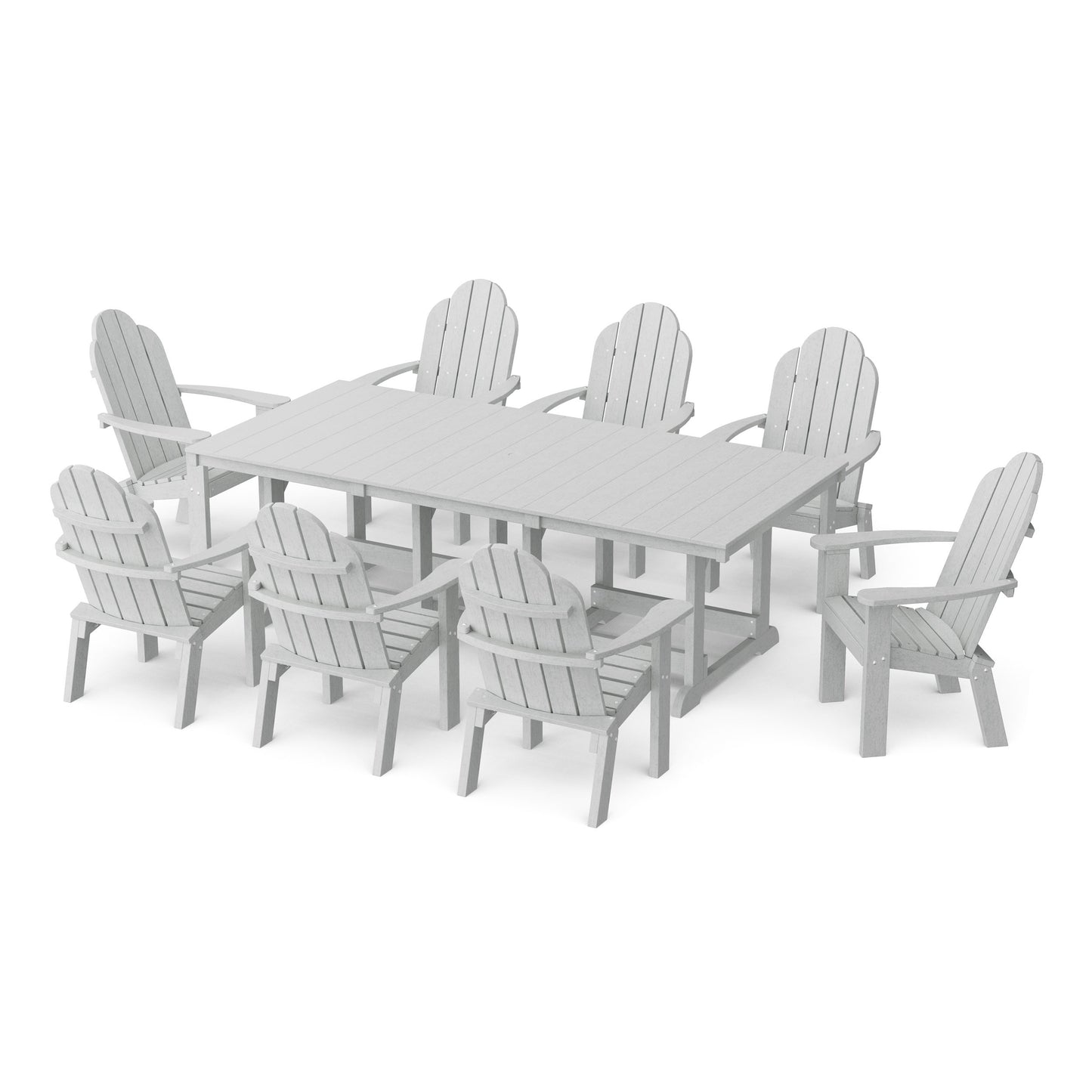 Classic Adirondack 9-Piece Rectangular Dining Set