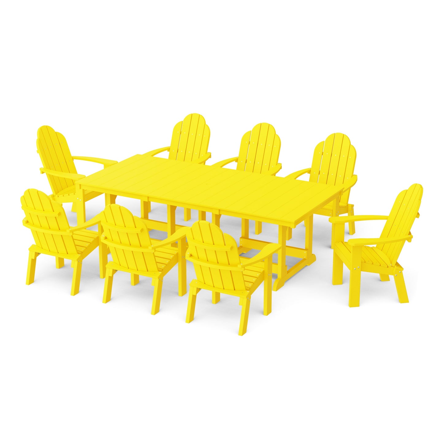 Classic Adirondack 9-Piece Rectangular Dining Set