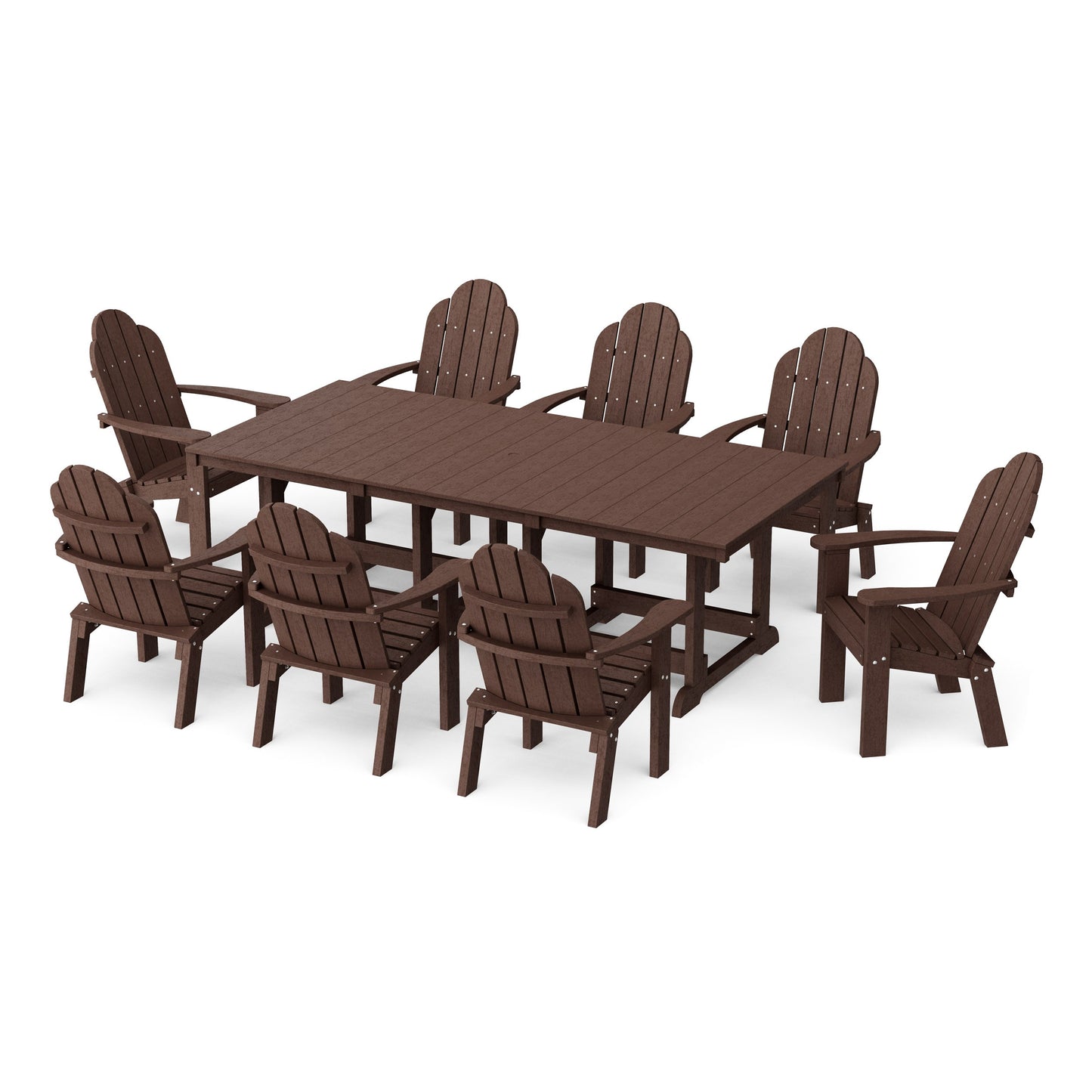 Classic Adirondack 9-Piece Rectangular Dining Set