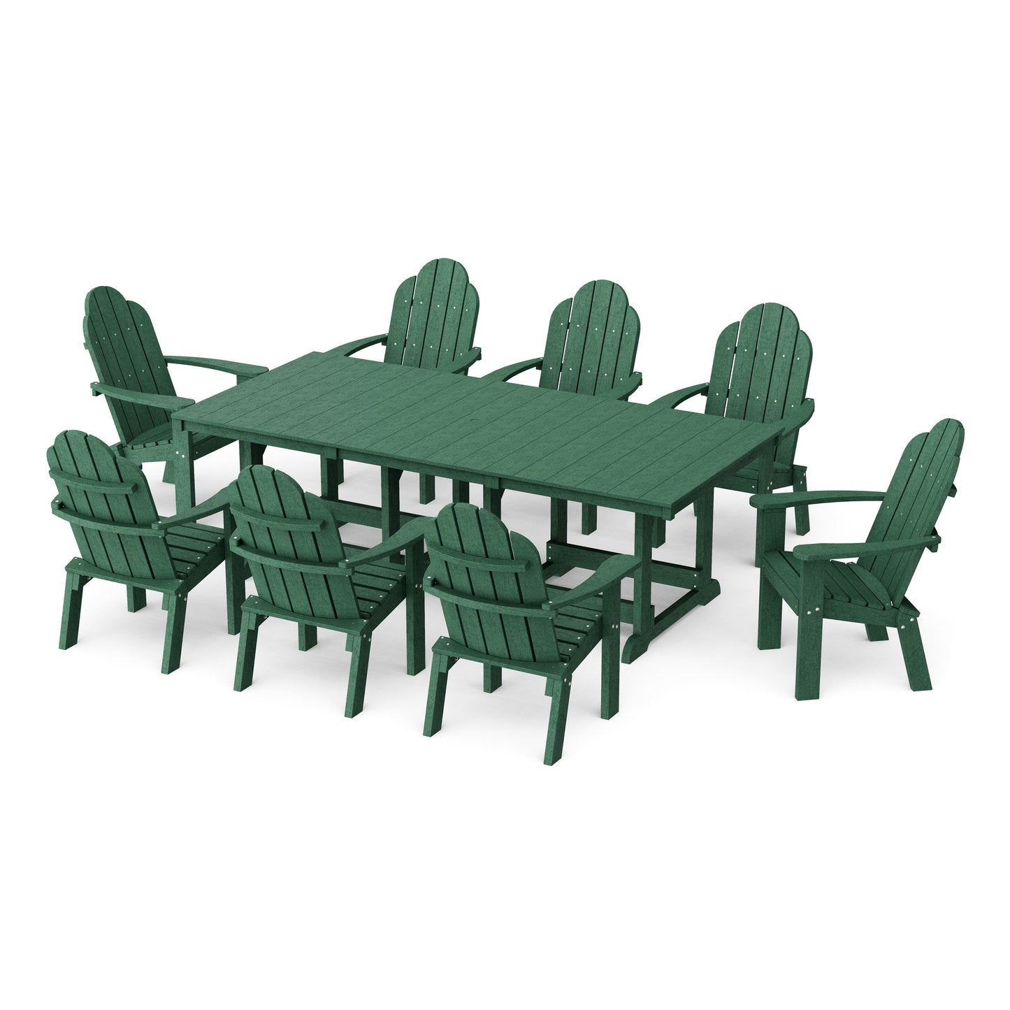Classic Adirondack 9-Piece Rectangular Dining Set