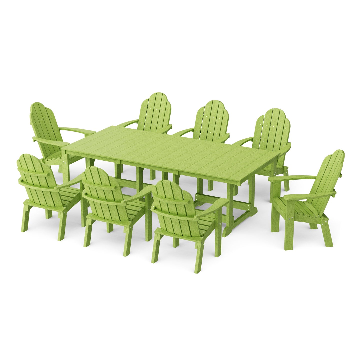 Classic Adirondack 9-Piece Rectangular Dining Set