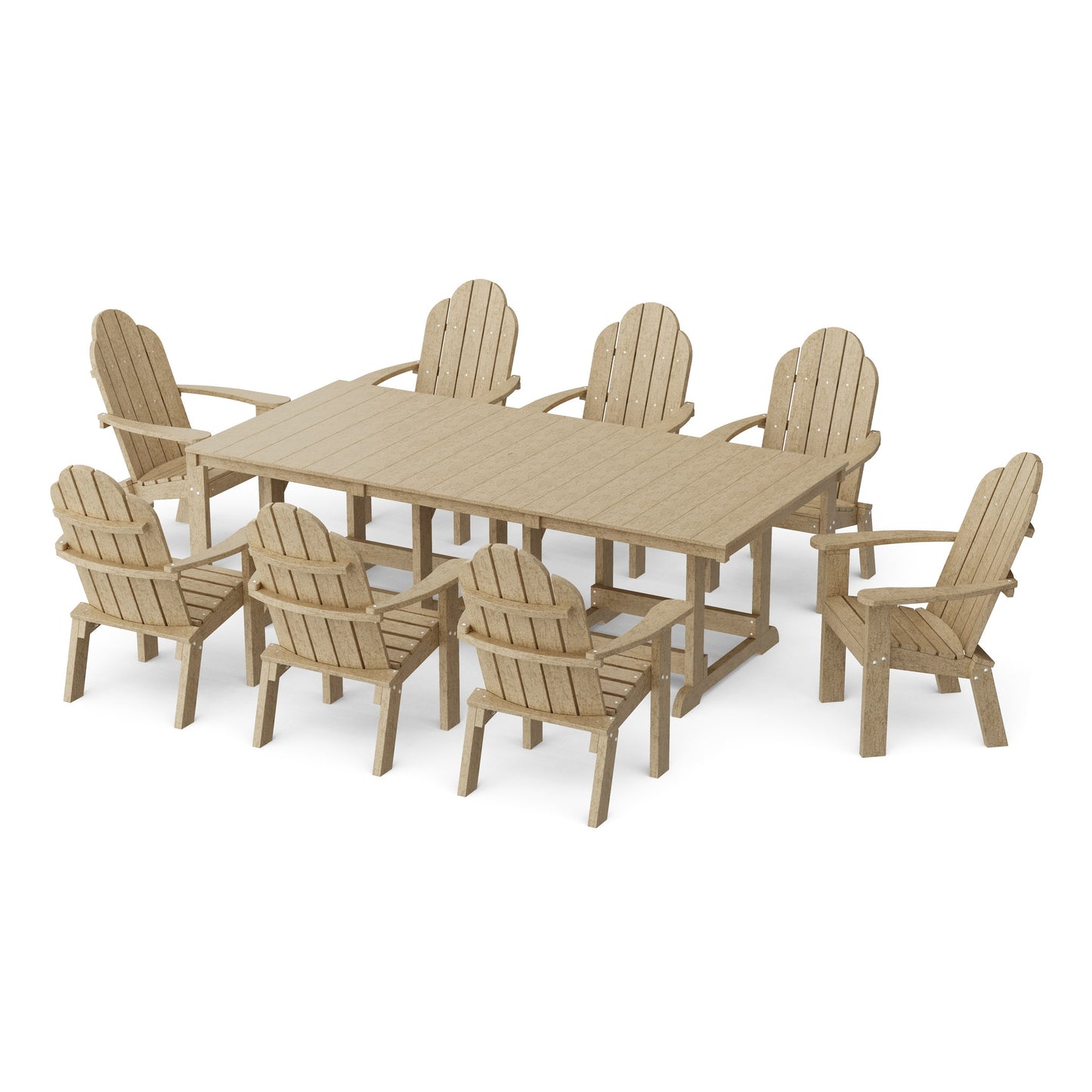Classic Adirondack 9-Piece Rectangular Dining Set