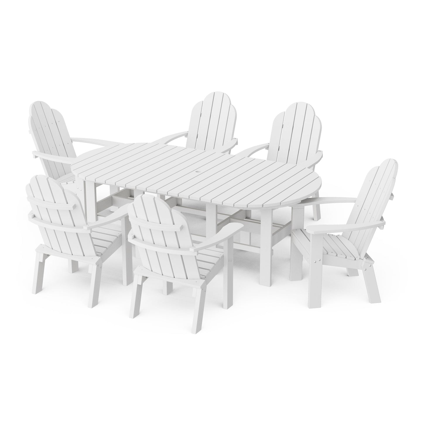 Classic Adirondack 7-Piece Oval Dining Set