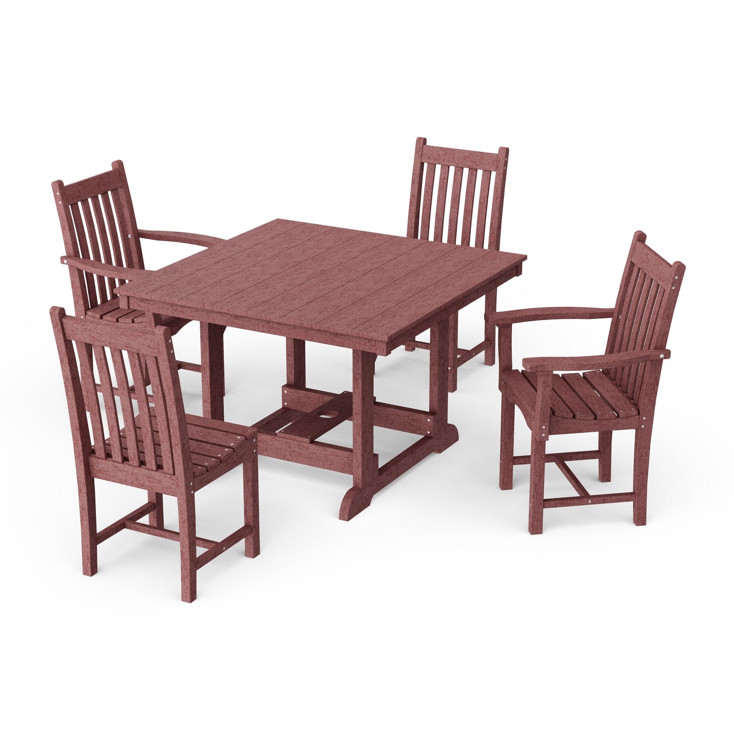 Classic 5-Piece Square Dining Set