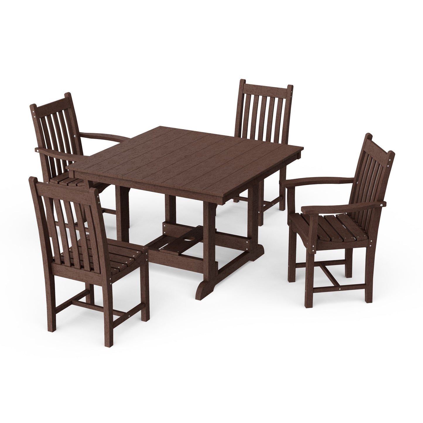 Classic 5-Piece Square Dining Set