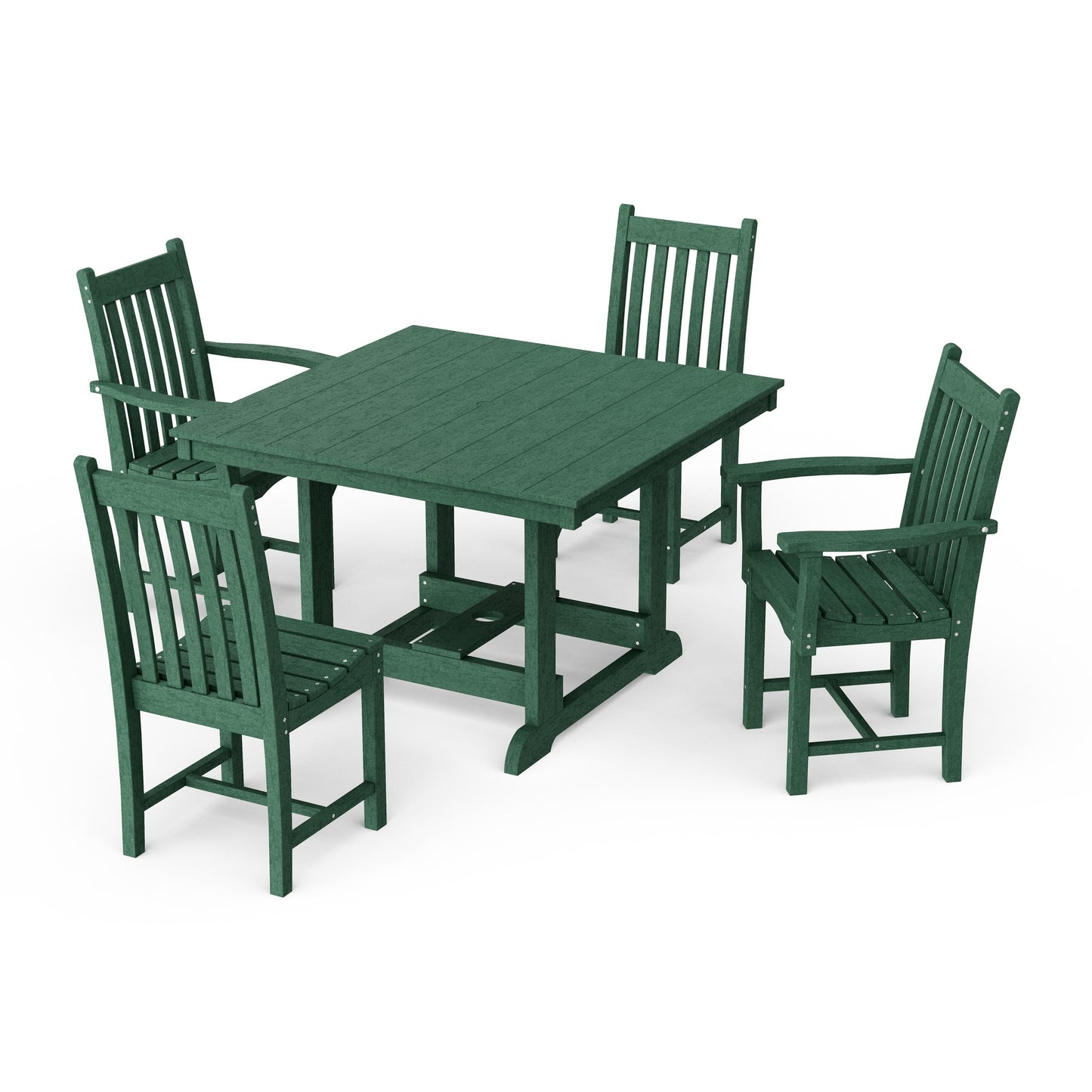 Classic 5-Piece Square Dining Set