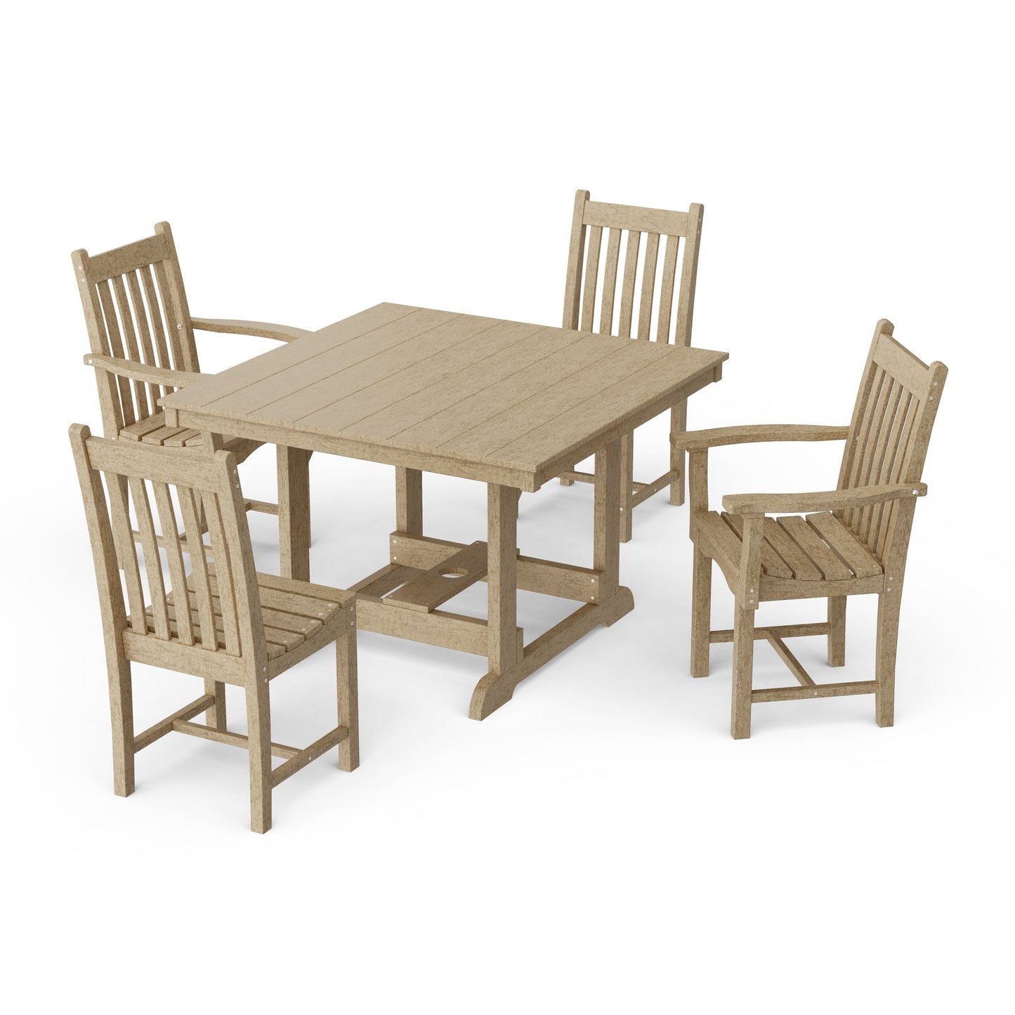 Classic 5-Piece Square Dining Set