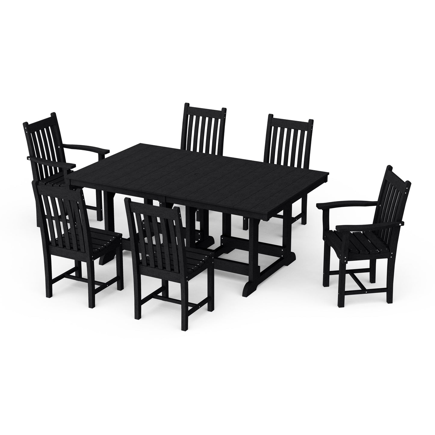 Classic 7-Piece Rectangular Dining Set