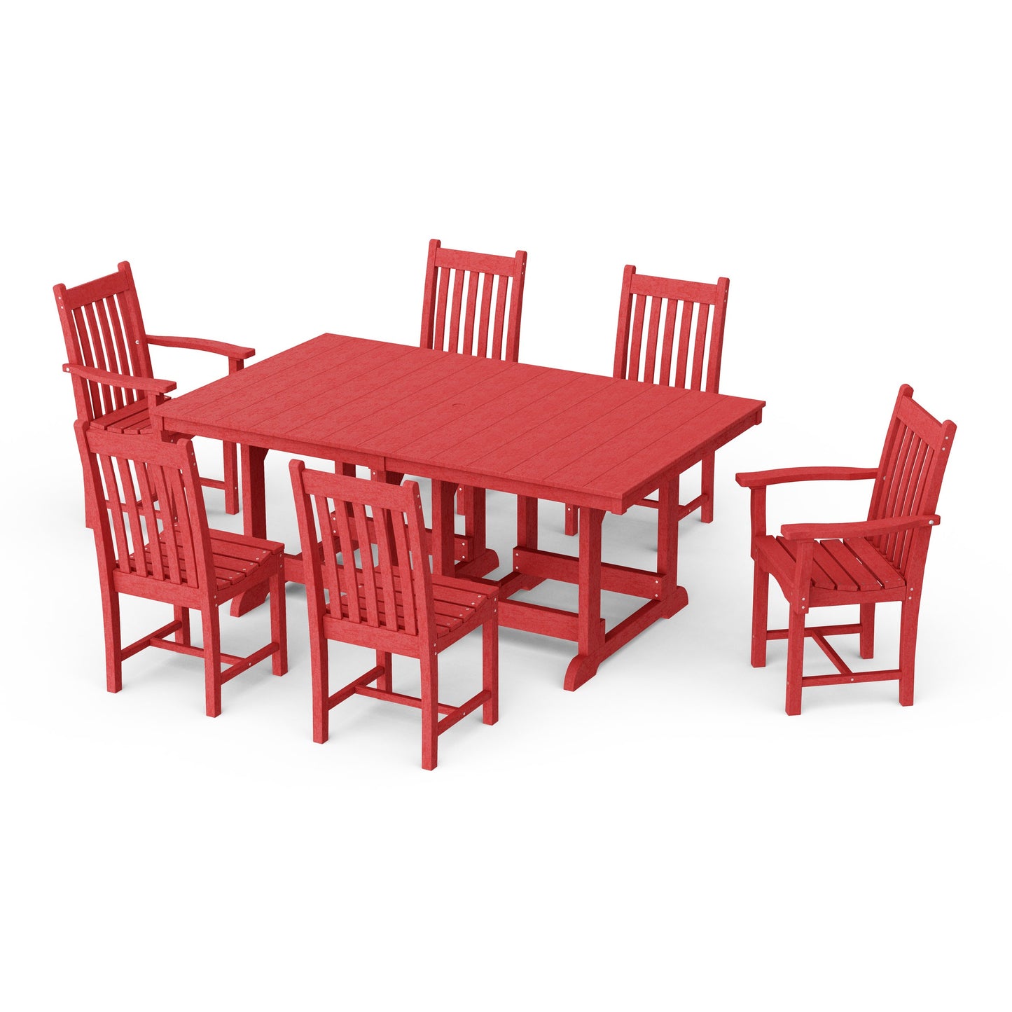 Classic 7-Piece Rectangular Dining Set