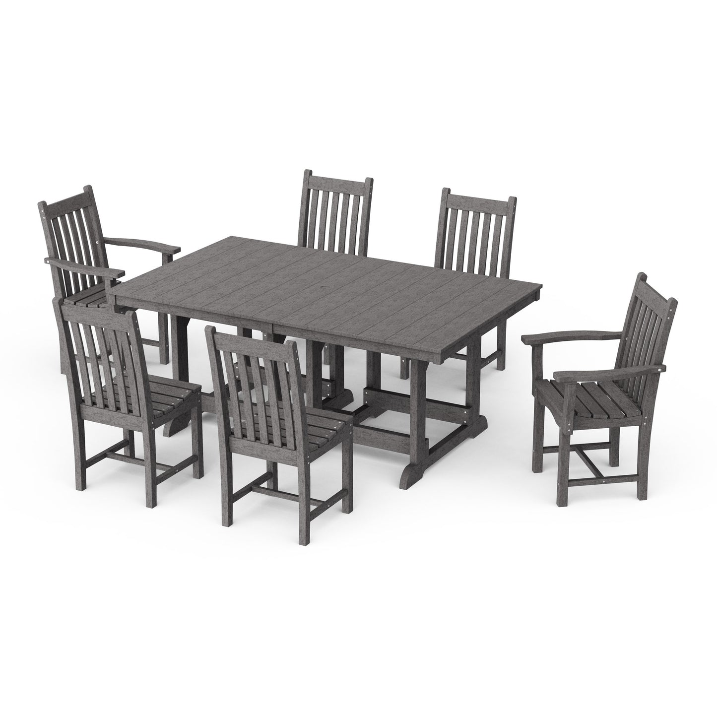 Classic 7-Piece Rectangular Dining Set