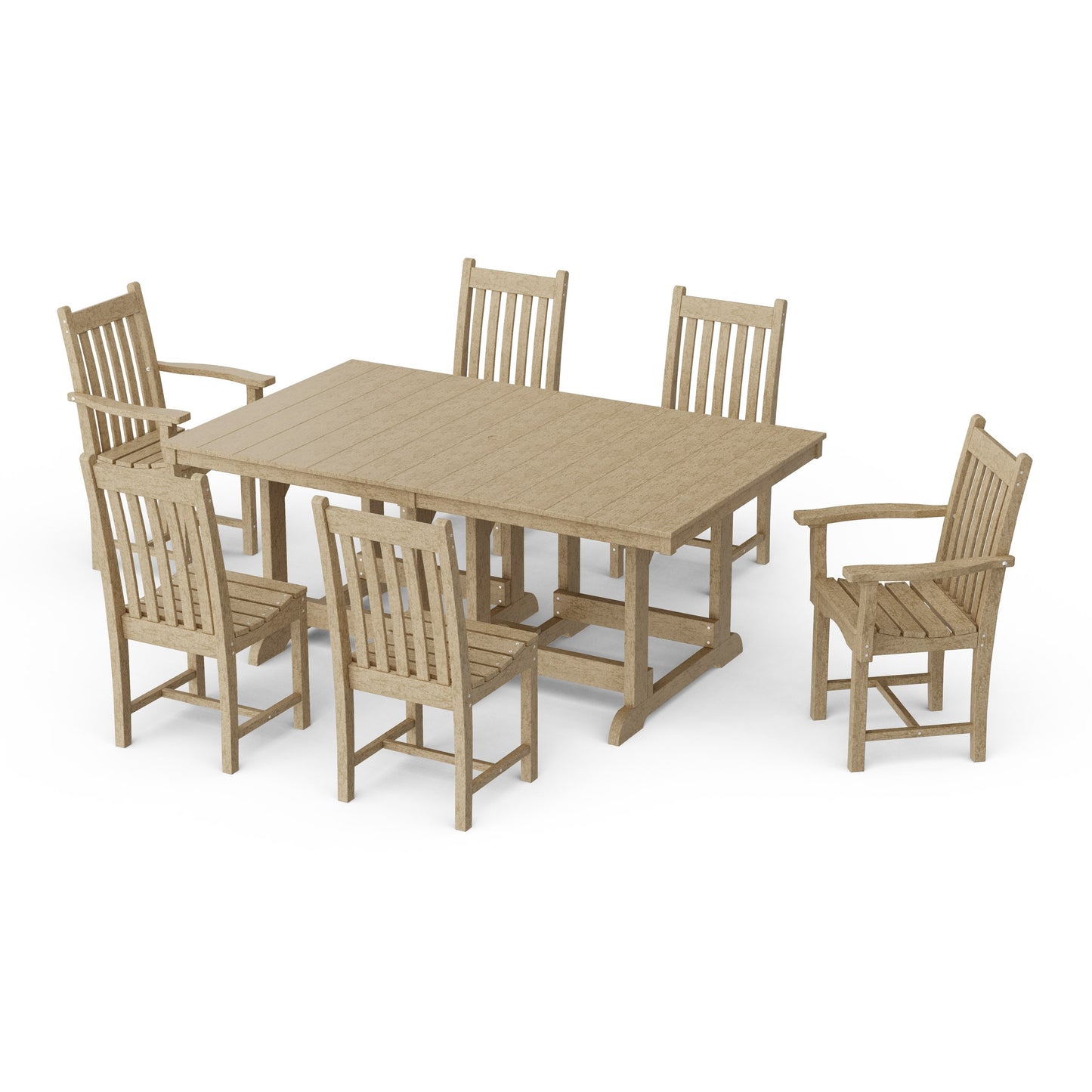 Classic 7-Piece Rectangular Dining Set