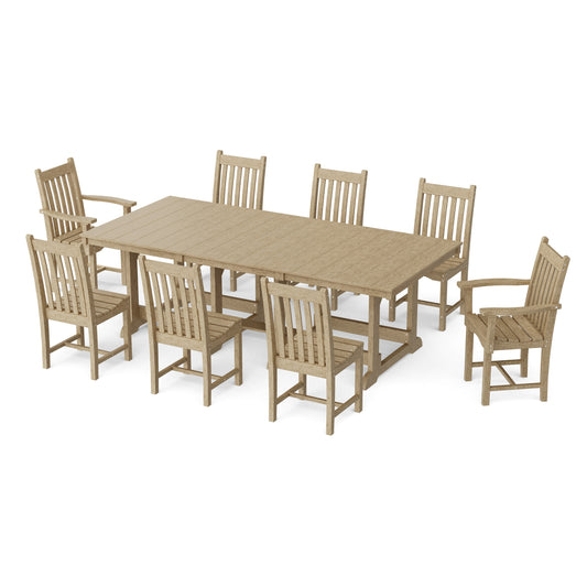 Classic 9-Piece Rectangular Dining Set
